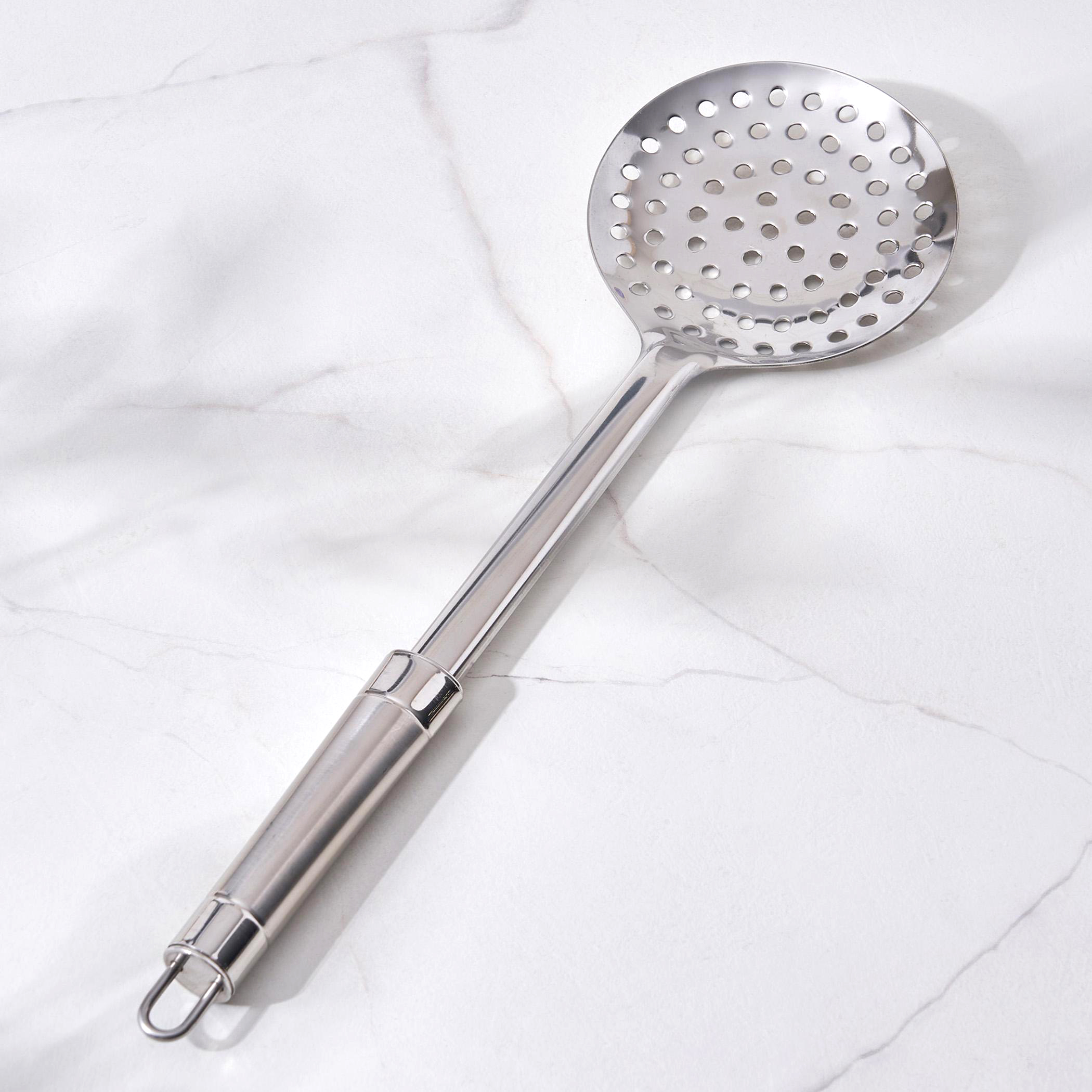 Ferrit Celik Stainless Steel Skimmer in Silver