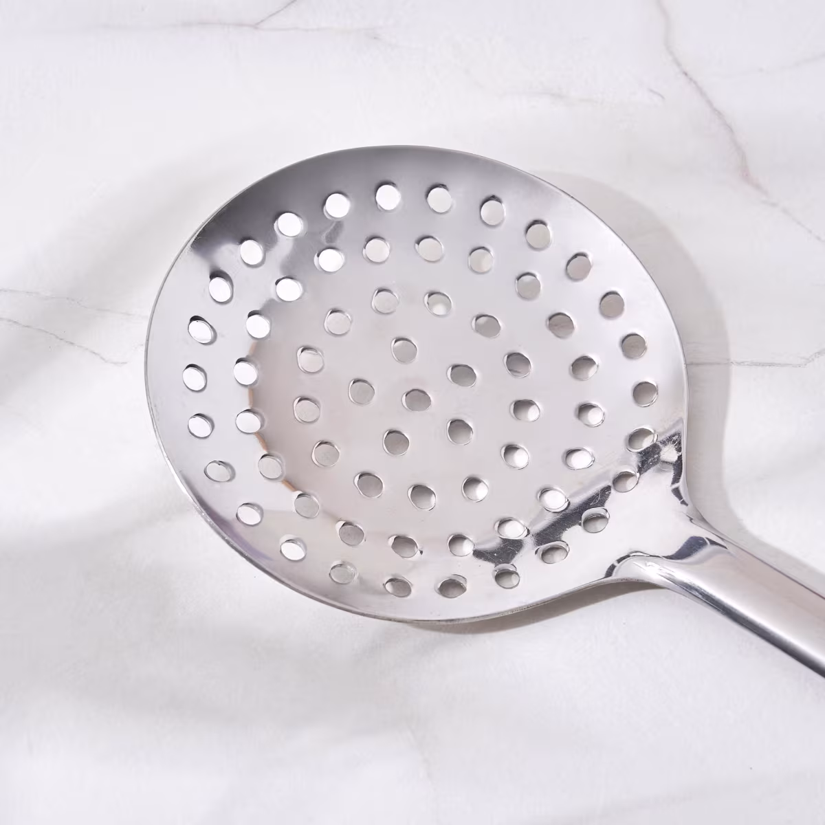 Ferrit Celik Stainless Steel Skimmer in Silver