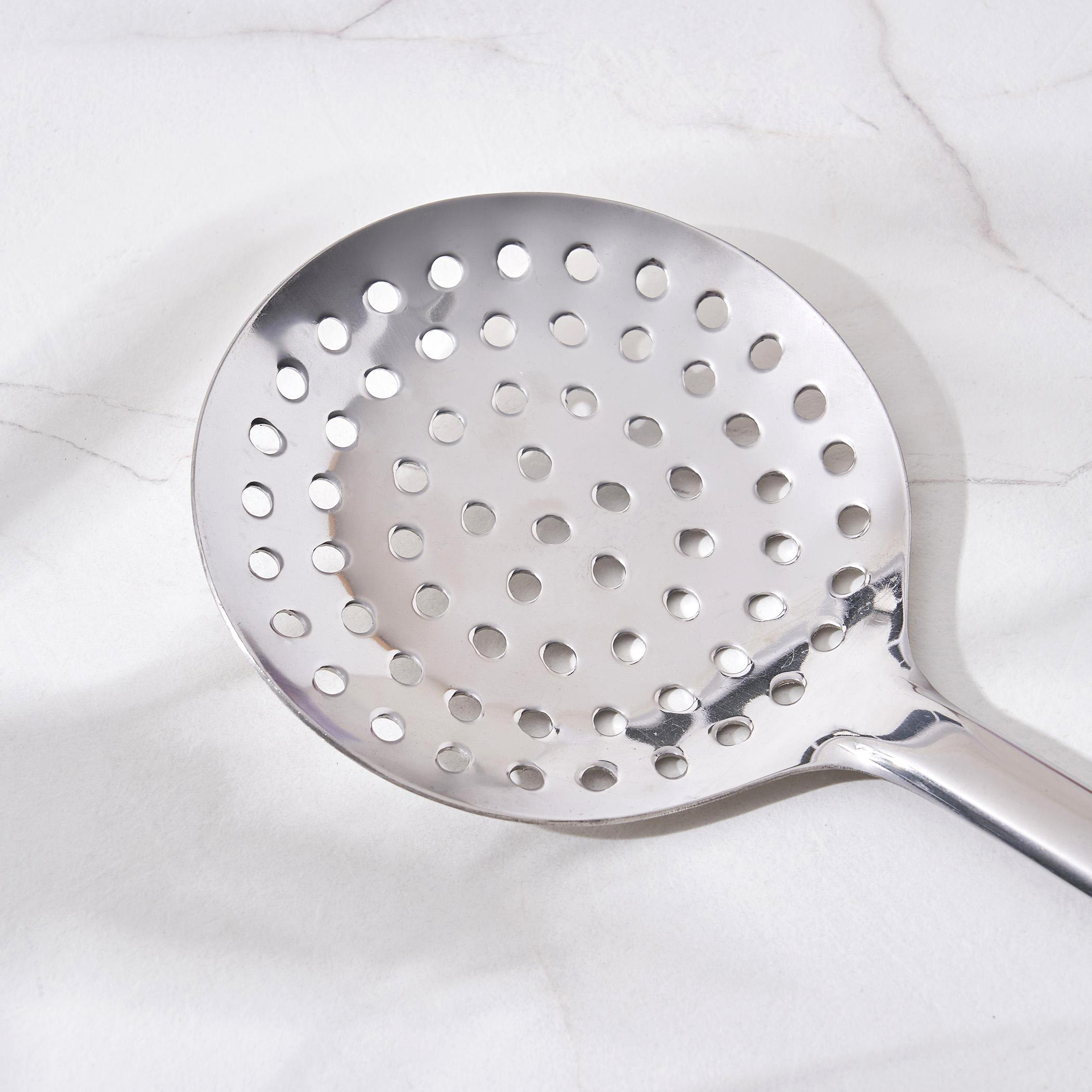 Ferrit Celik Stainless Steel Skimmer in Silver
