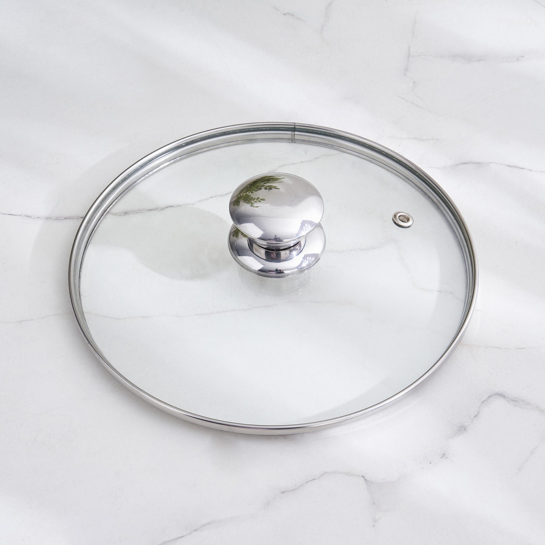 Adalyn Grit Glass Lid - 20.5cm in Transparent