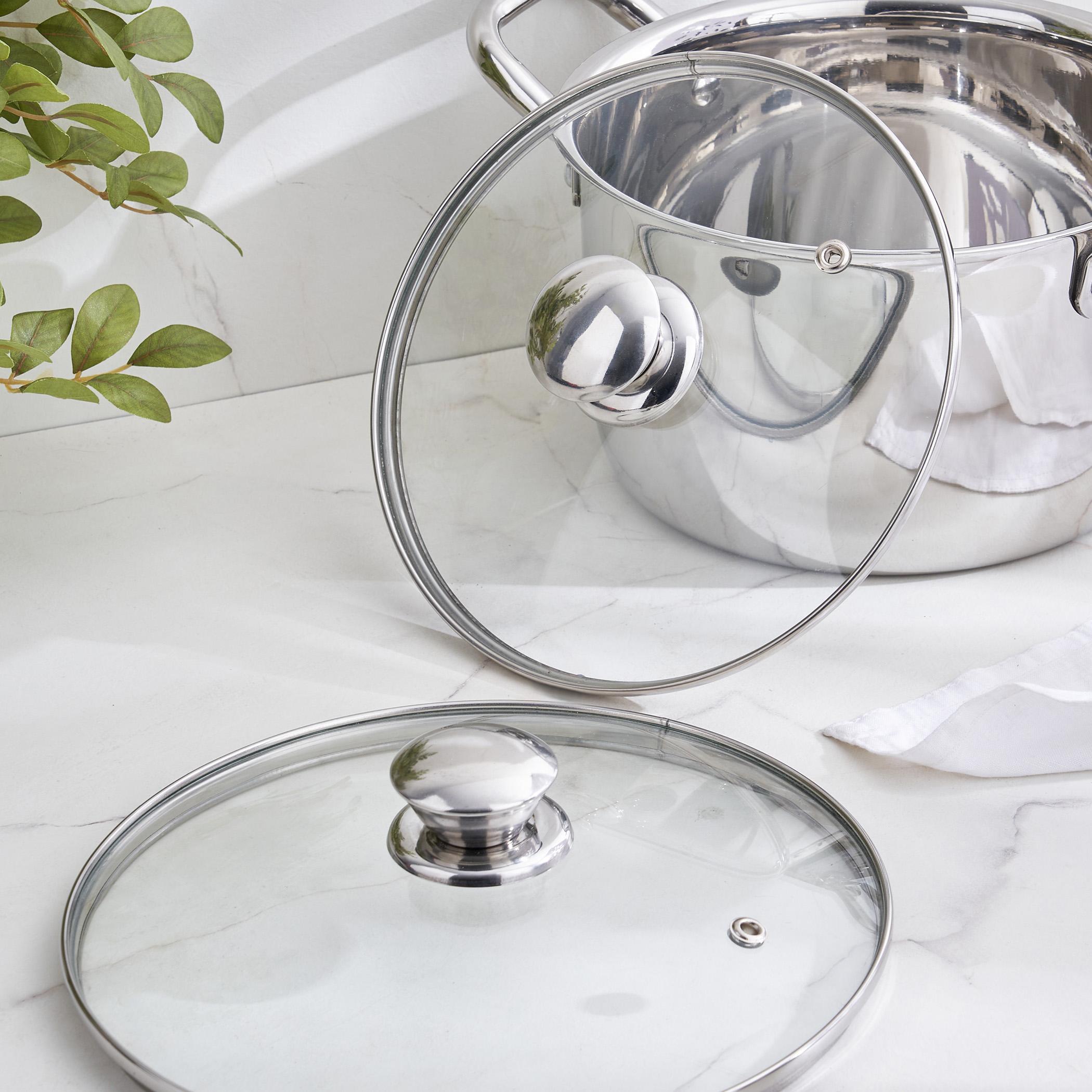 Adalyn Grit Glass Lid - 24cm in Transparent