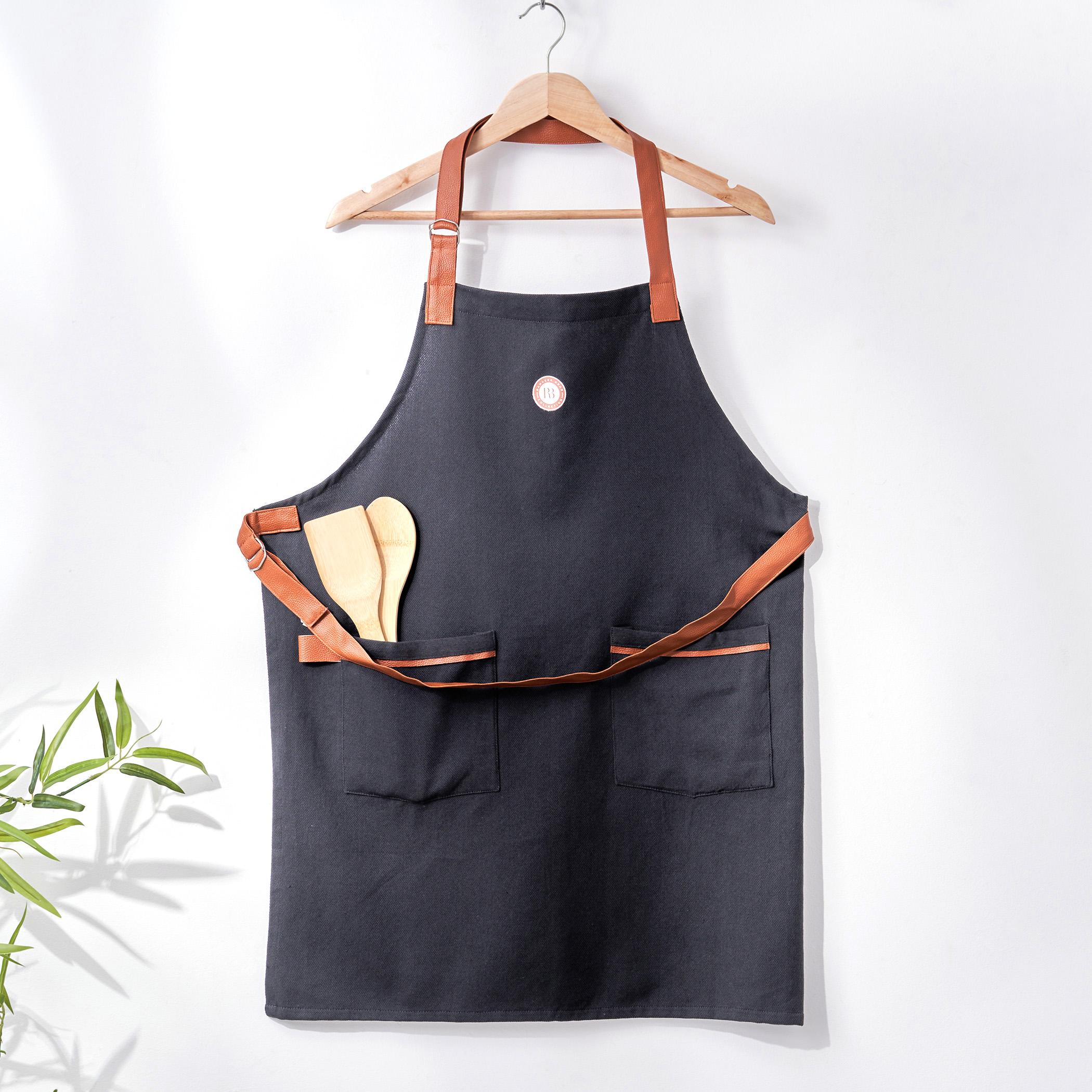 Chefs Special Cotton Kitchen Apron in Black