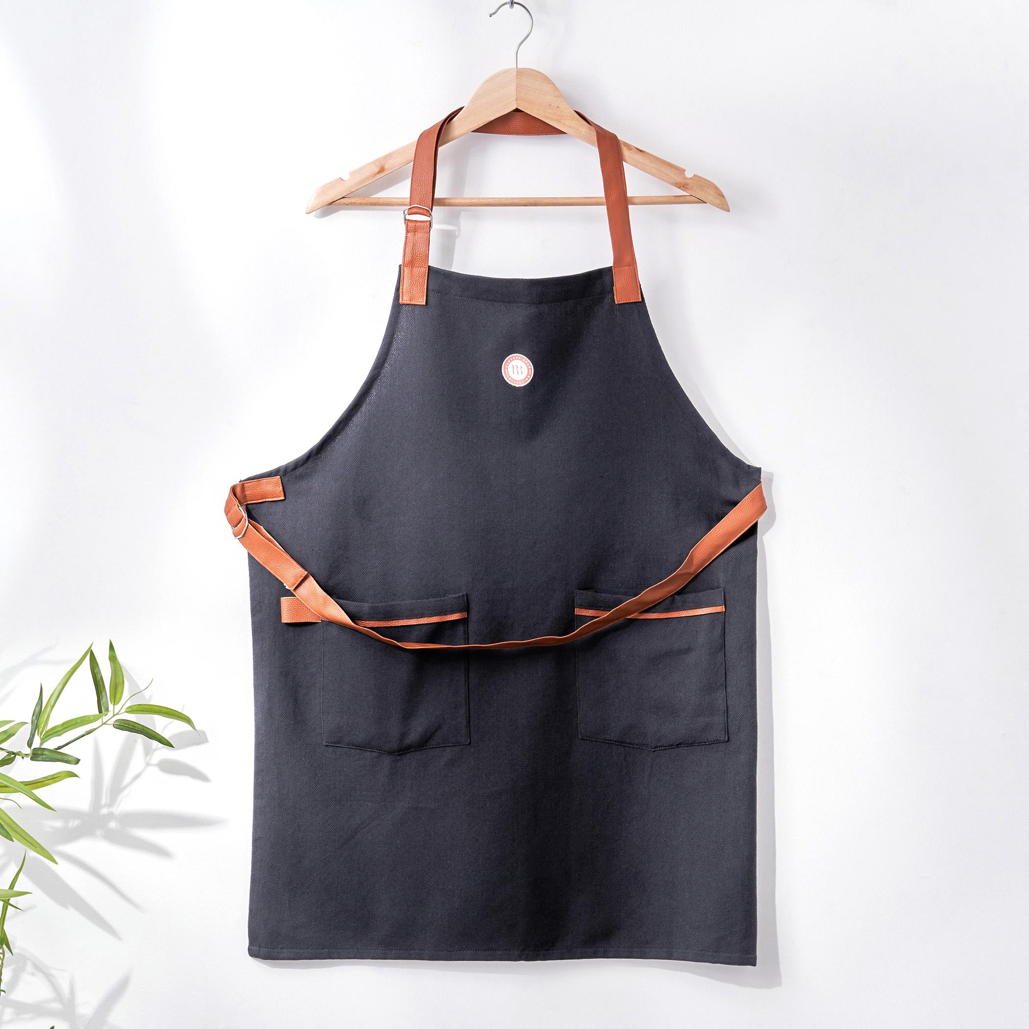 Chefs Special Cotton Kitchen Apron in Black