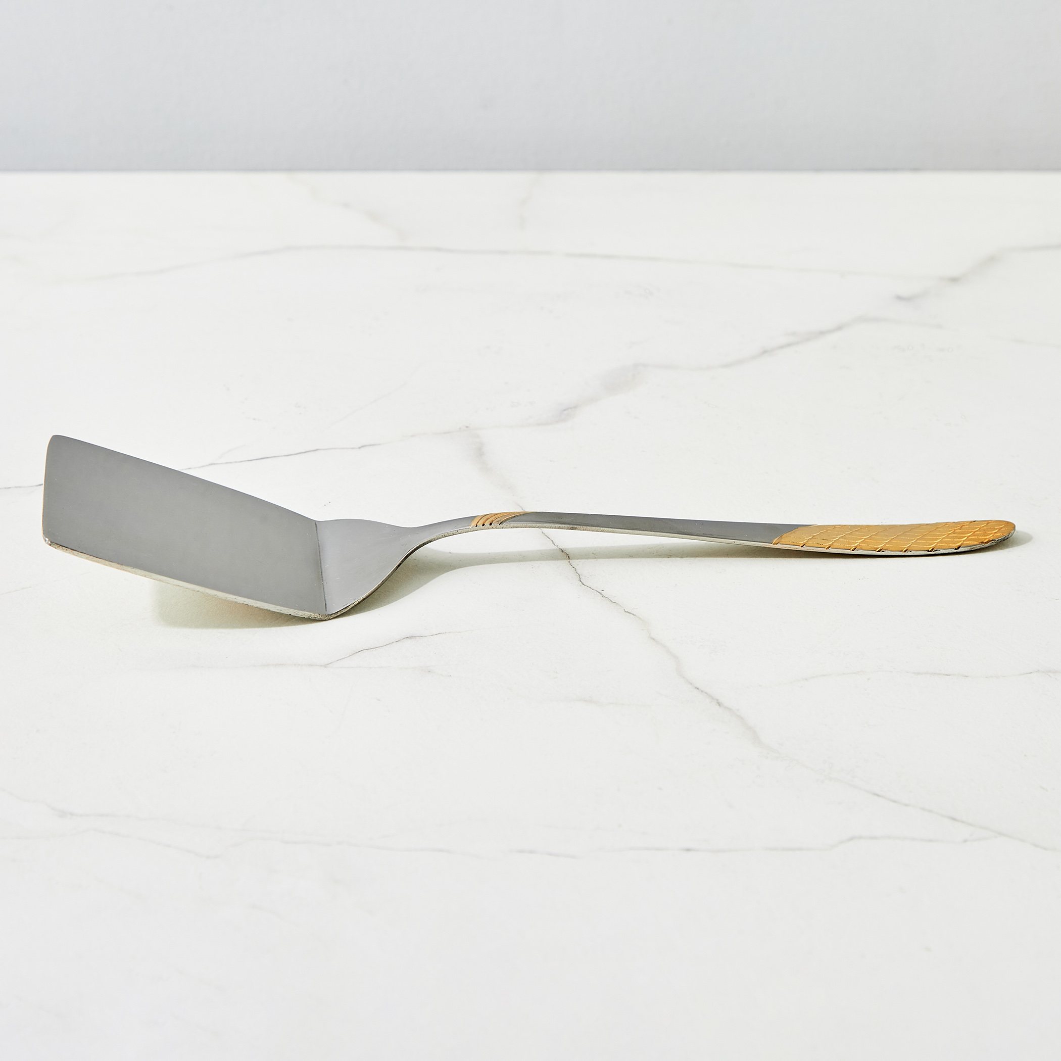 Glister Amara Stainless Steel Turner in Silver