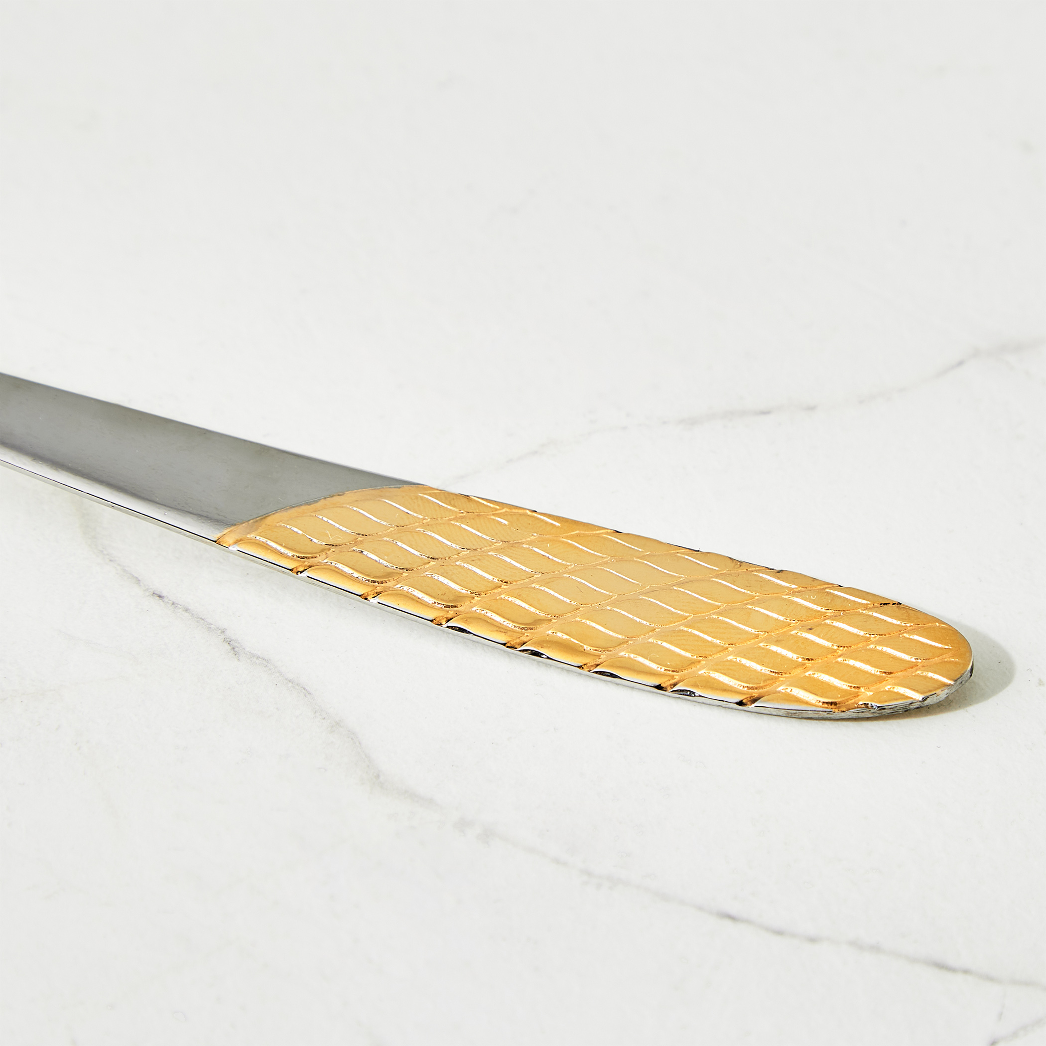 Glister Amara Stainless Steel Turner in Silver