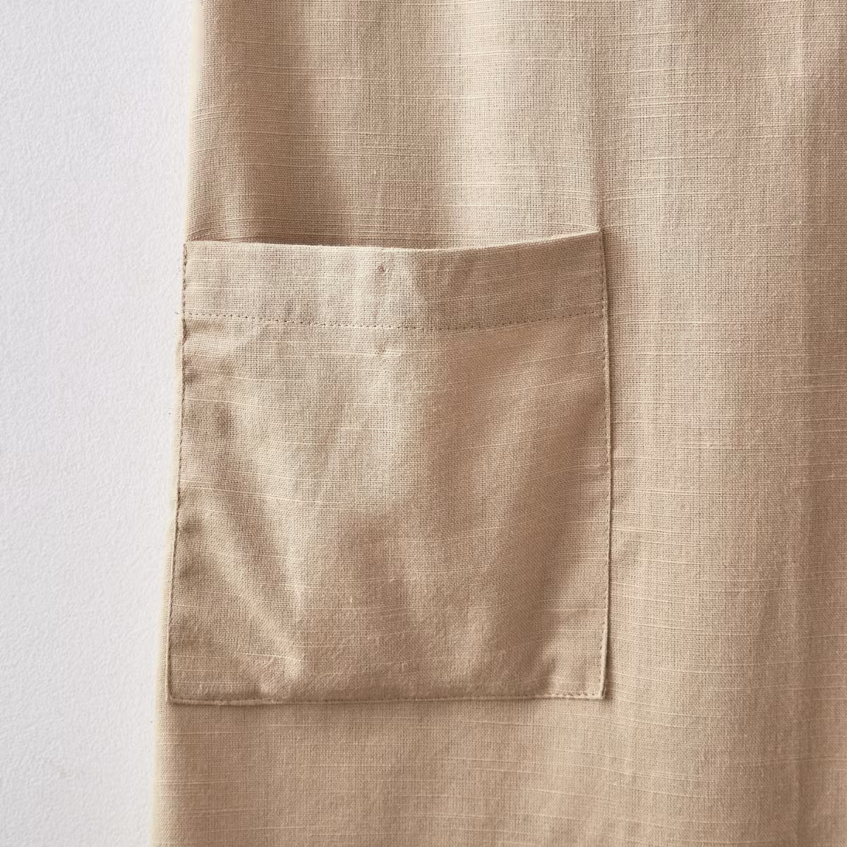 Maison Cotton Kitchen Apron in Beige