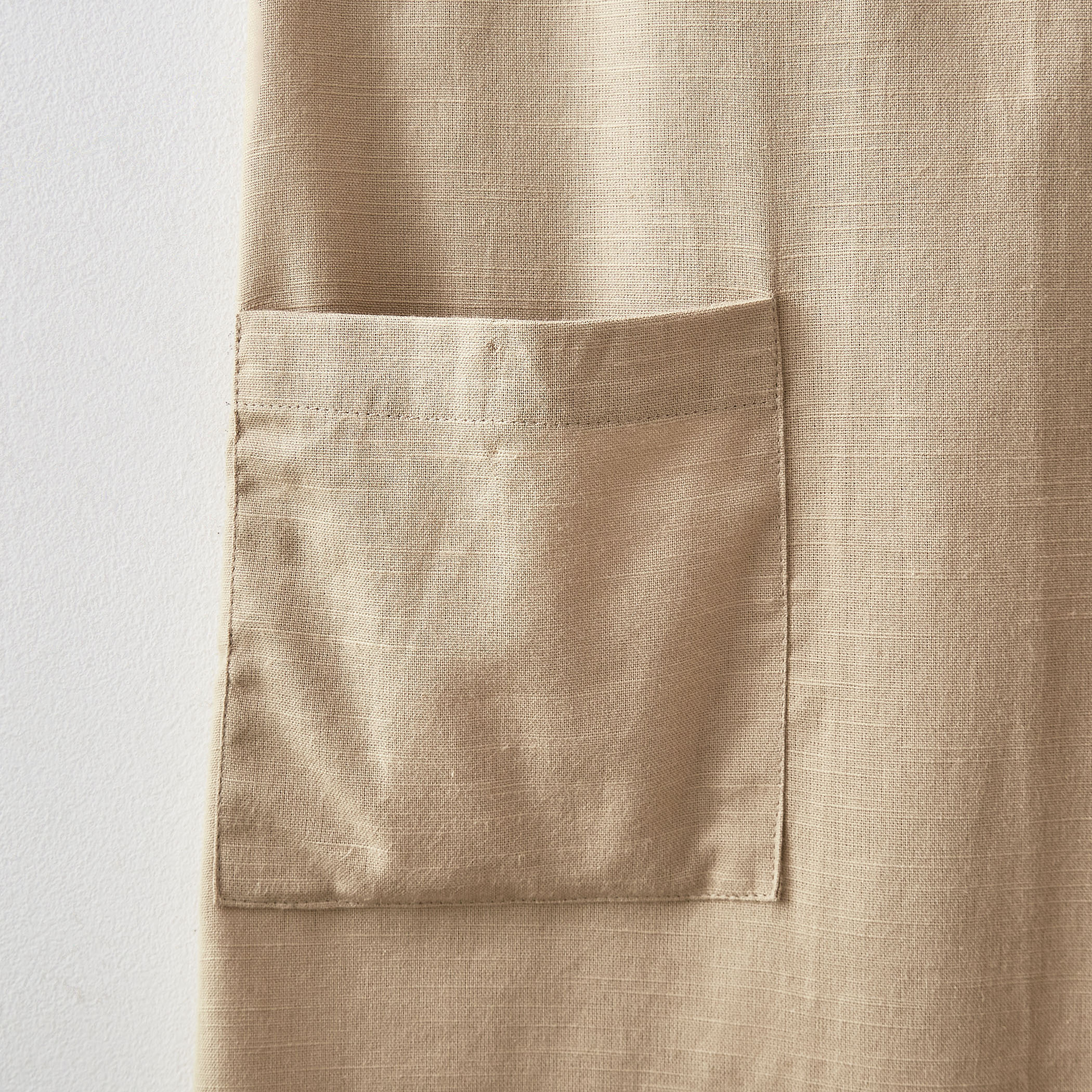 Maison Cotton Kitchen Apron in Beige
