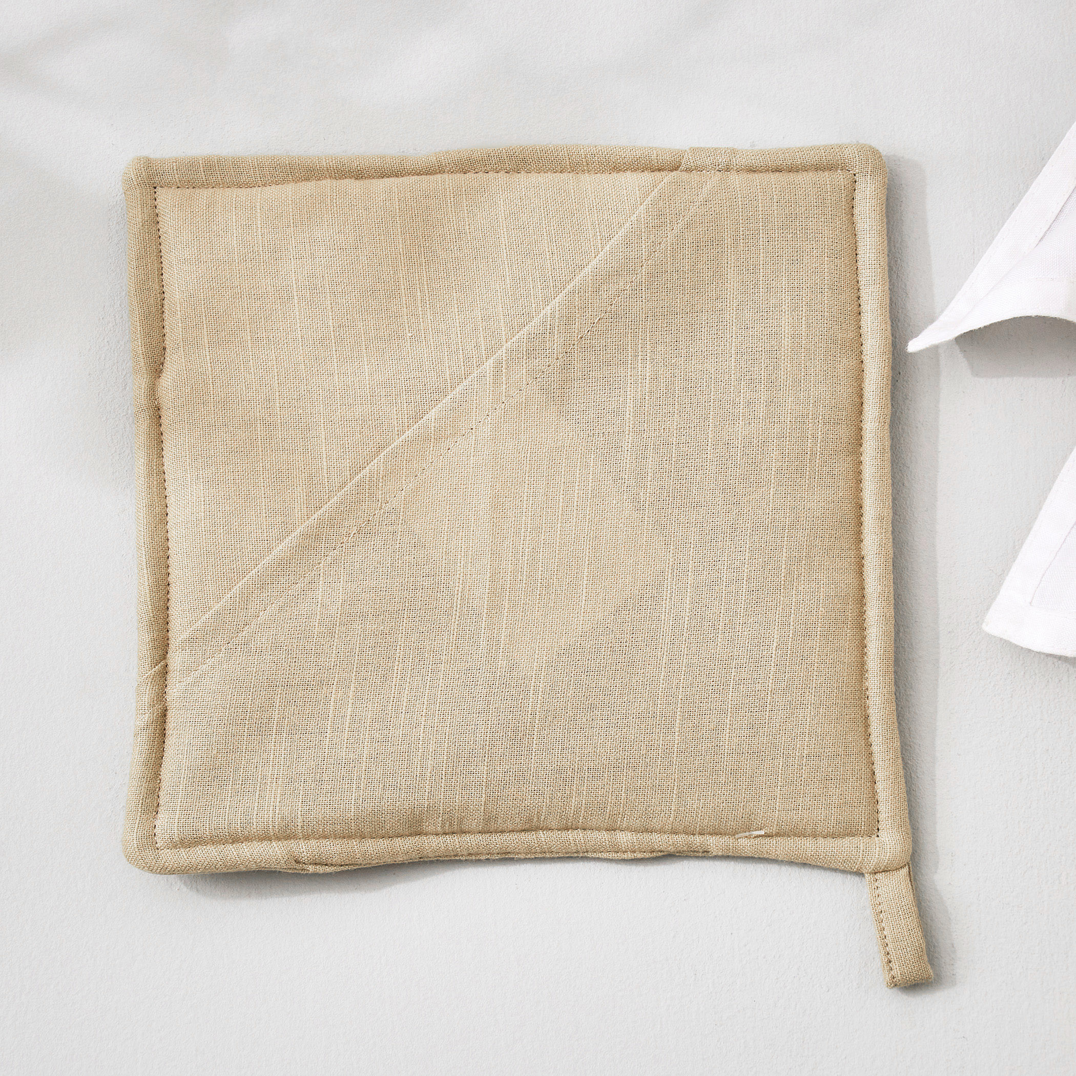 Maison Cotton Pot Holder in Beige