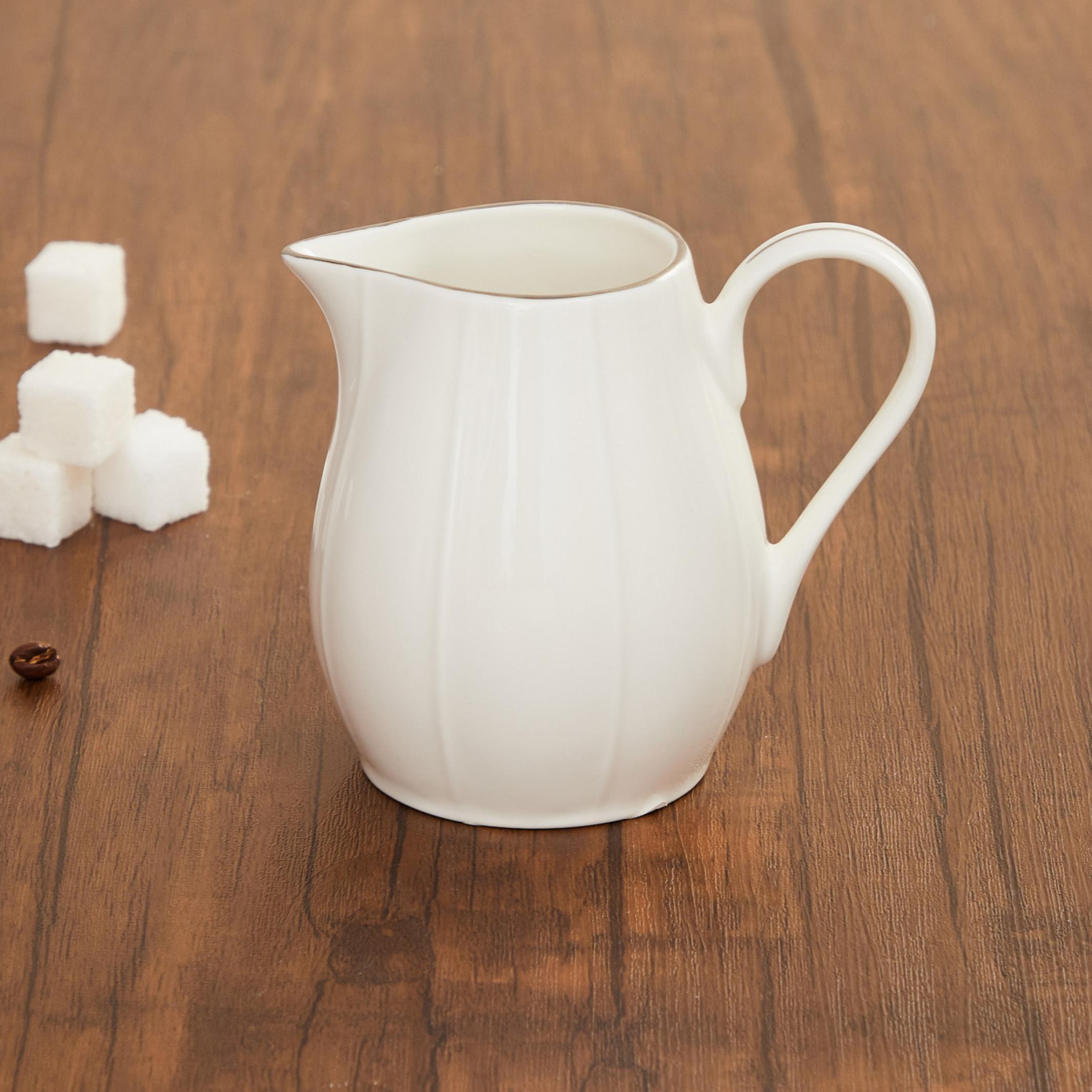 Marshmallow Ext Ceramic Creamer - 250ml in White