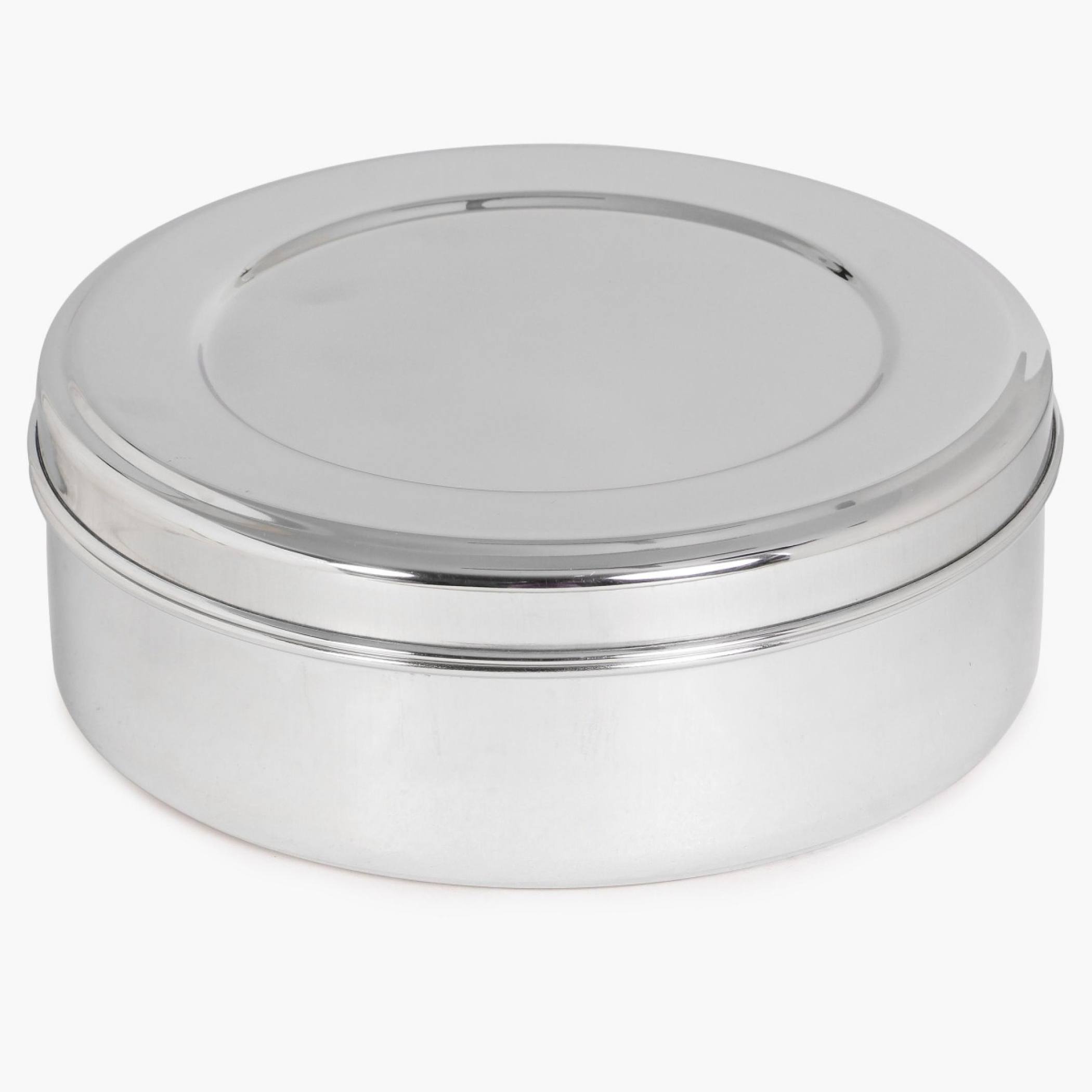 Glovia Weston Stainless Steel Spice Box in Silver