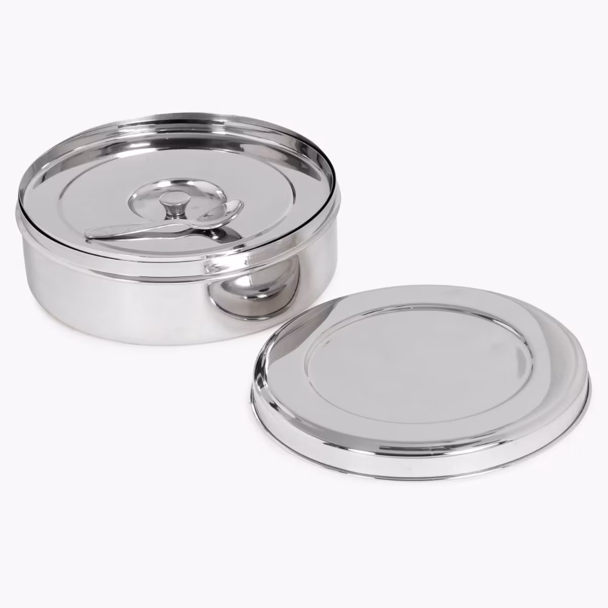 Glovia Weston Stainless Steel Spice Box in Silver
