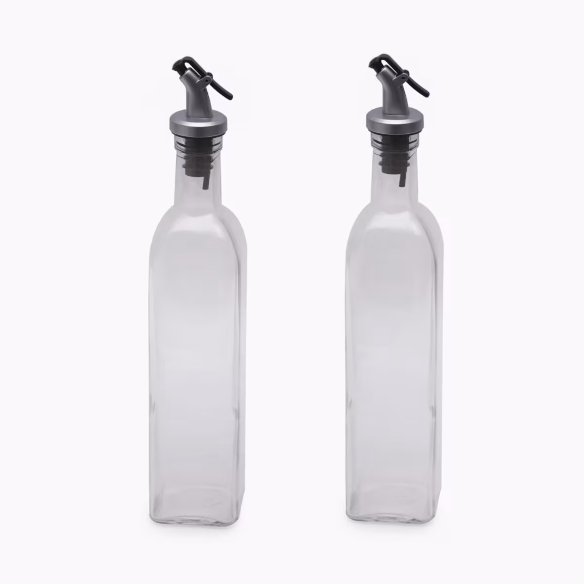 Pamolive Glass Oil Bottle with Stopper - 500ml in Transparent