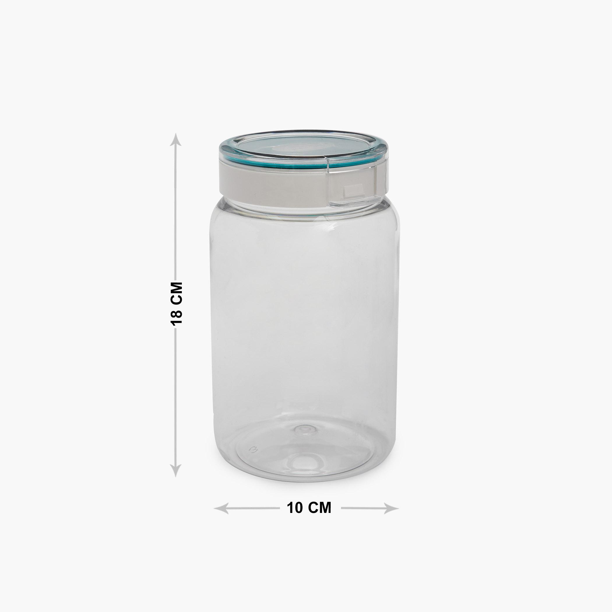 Barbados Set of 6 Pet Canisters - 1.4L in Transparent