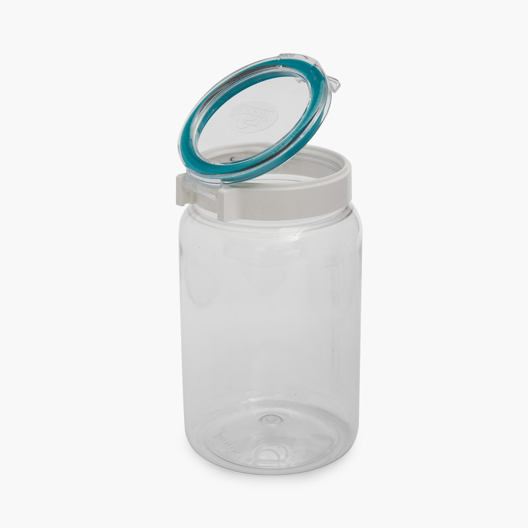 Barbados Set of 6 Pet Canisters - 1.4L in Transparent
