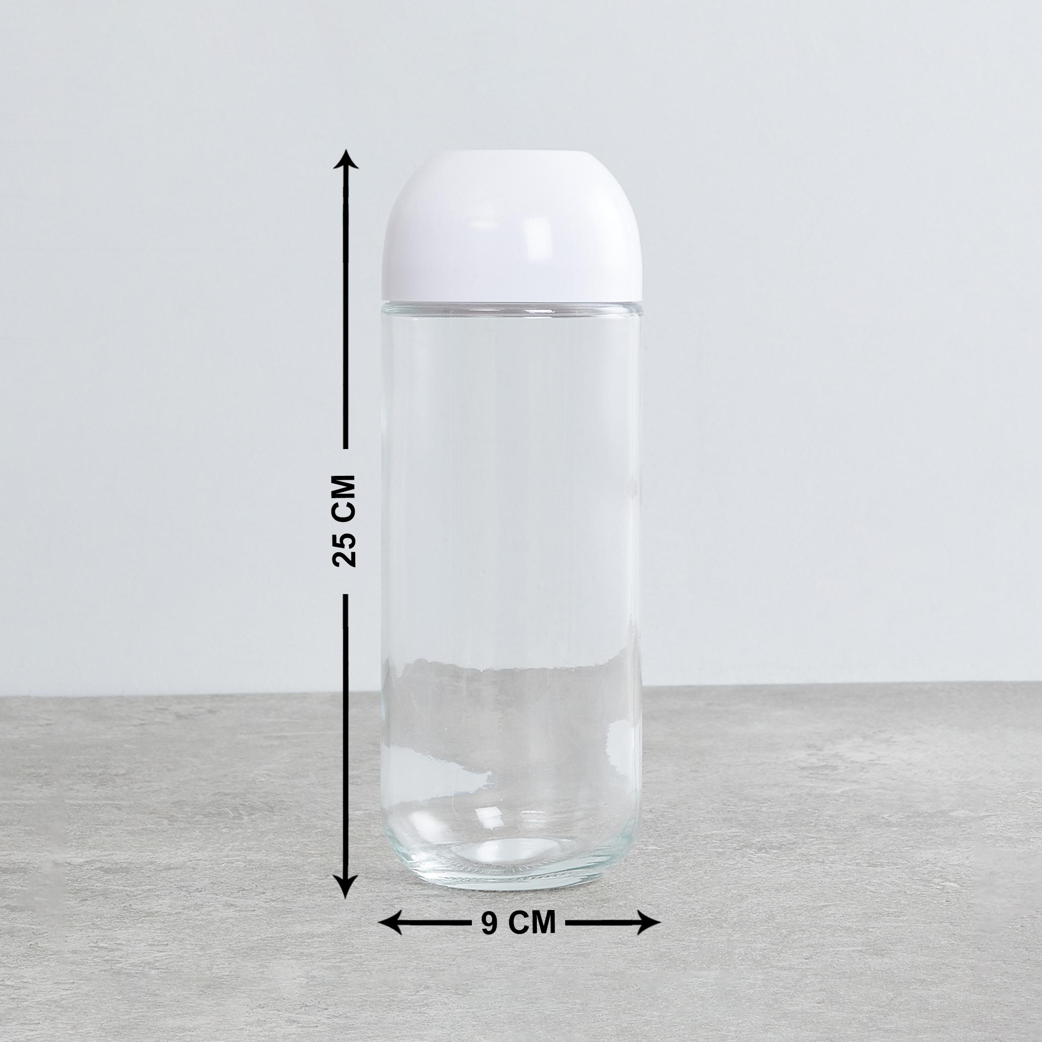 Siattle Regal Set of 6 Glass Storage Jars -1L in Transparent