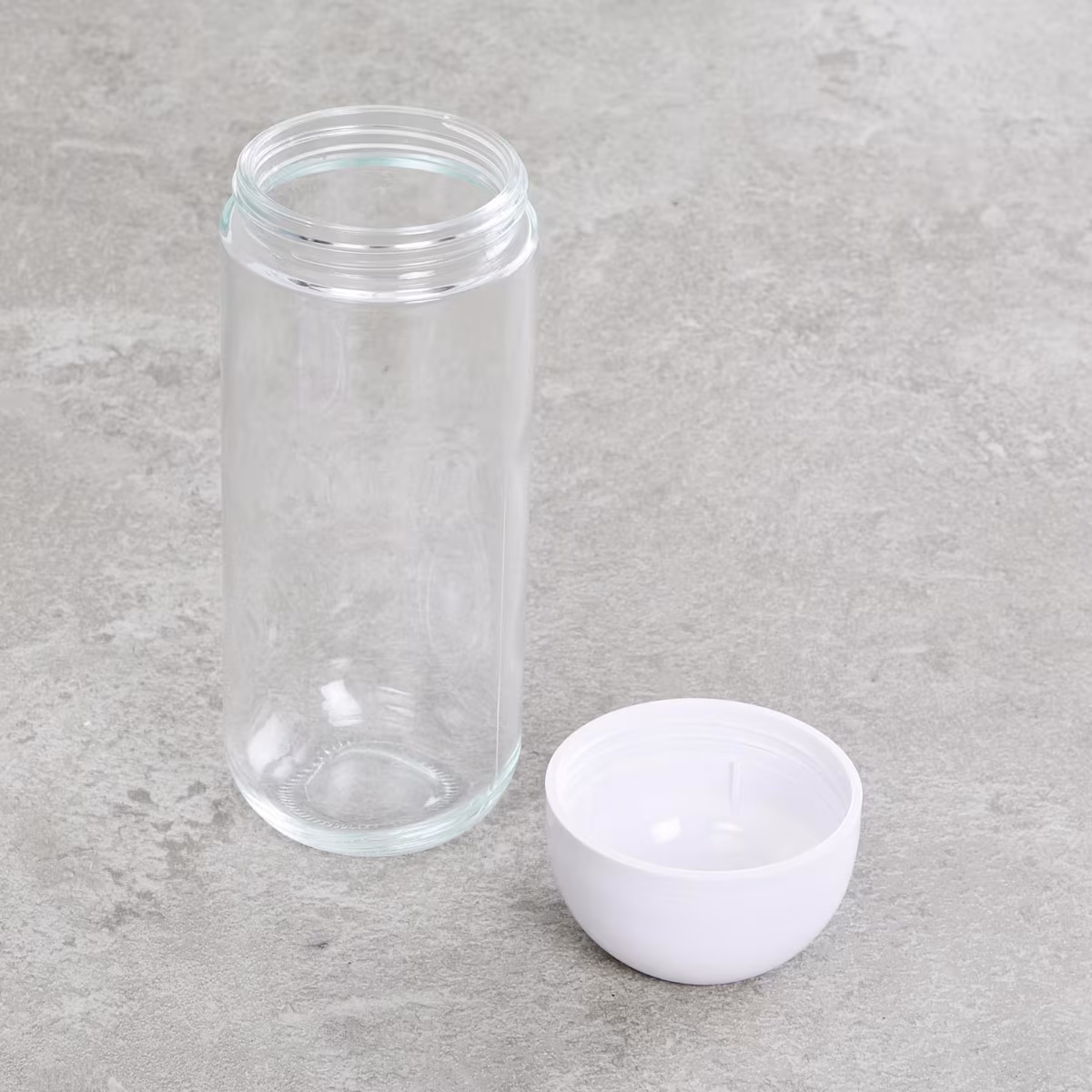 Siattle Regal Set of 6 Glass Storage Jars -1L in Transparent
