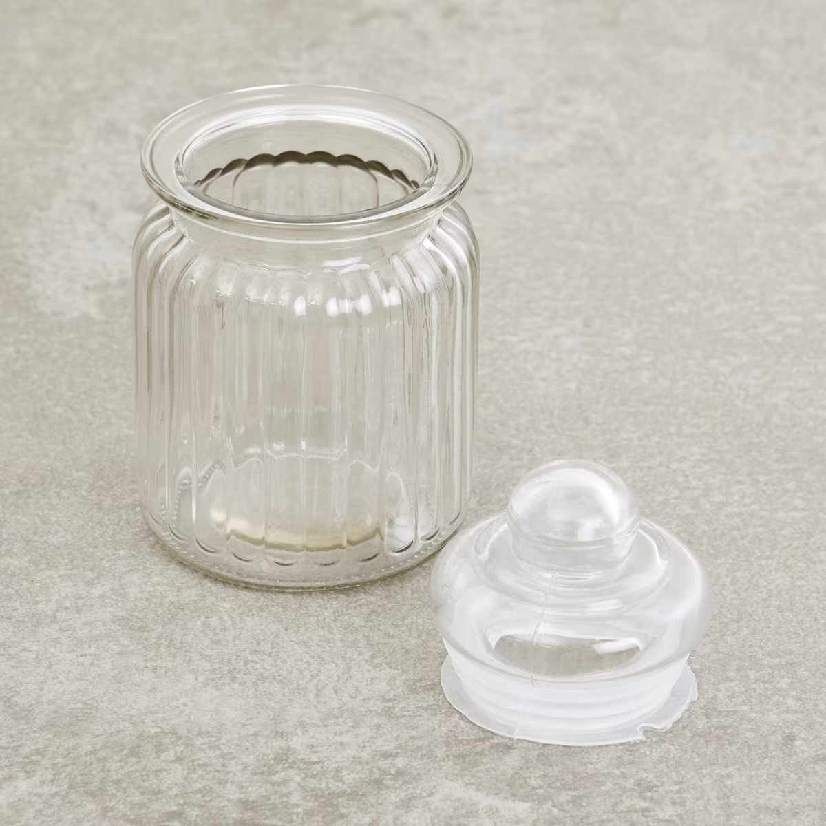 Marley Set of 6 Glass Storage Jars - 250ml in Transparent
