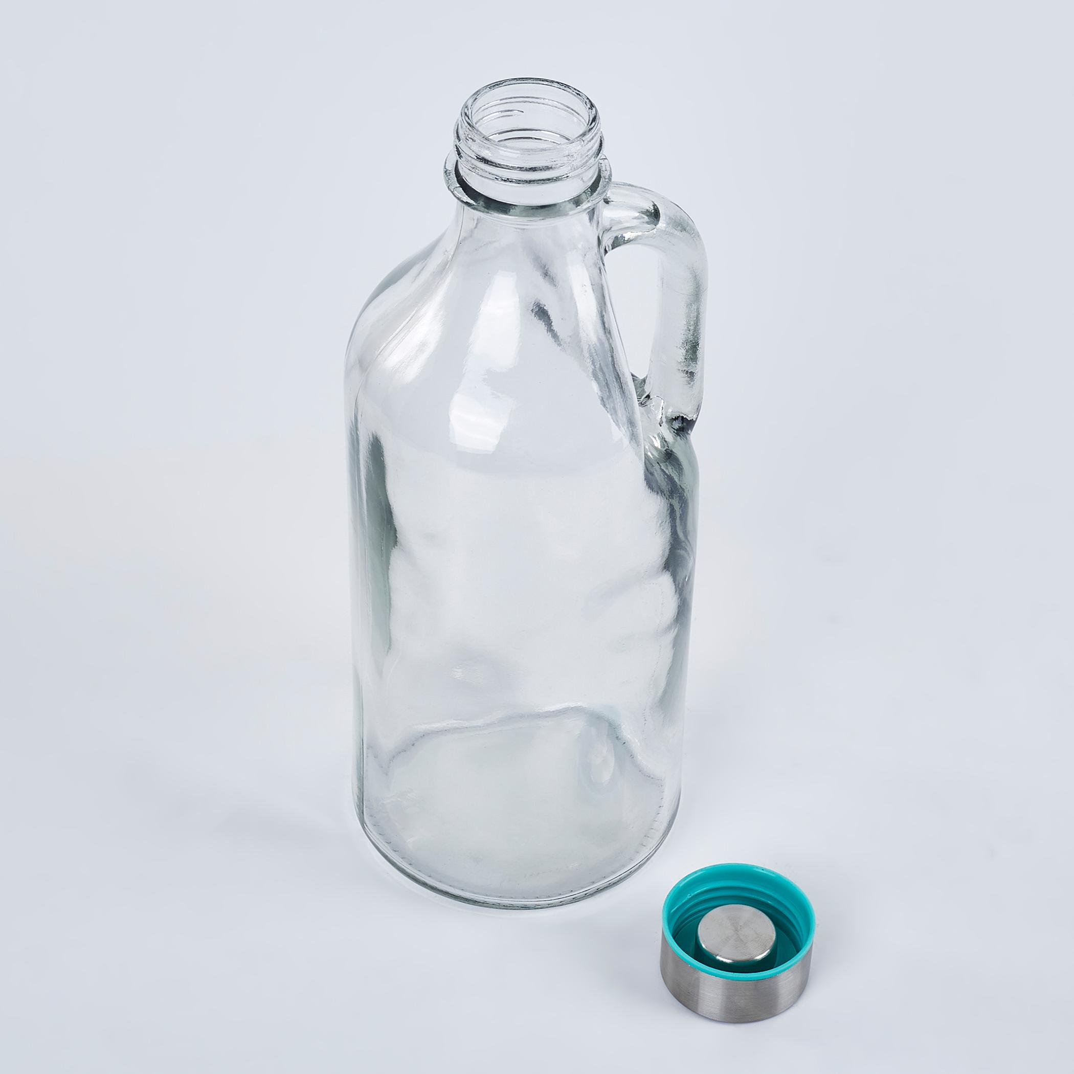Marley Orlanto Set of 4 Glass Bottles - 1L in Transparent