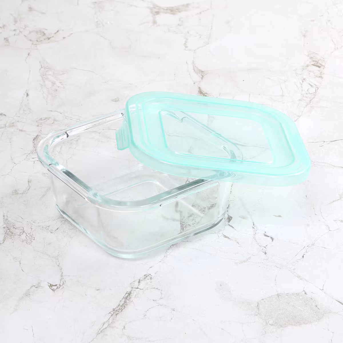 Corsica Palestine Set of 3 Glass Storage Containers - 320ml in Transparent