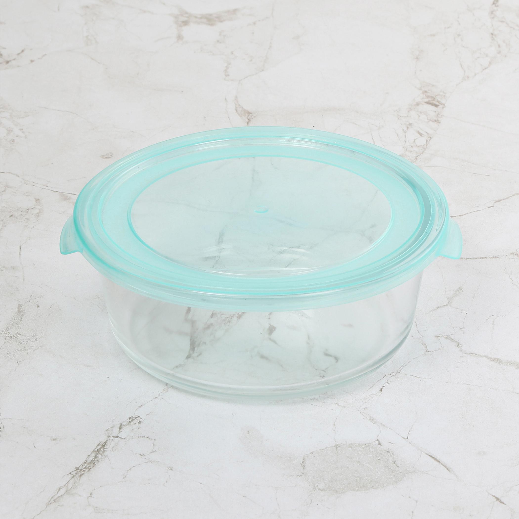 Corsica Palestine Set of 3 Glass Food Storage Containers in Transparent