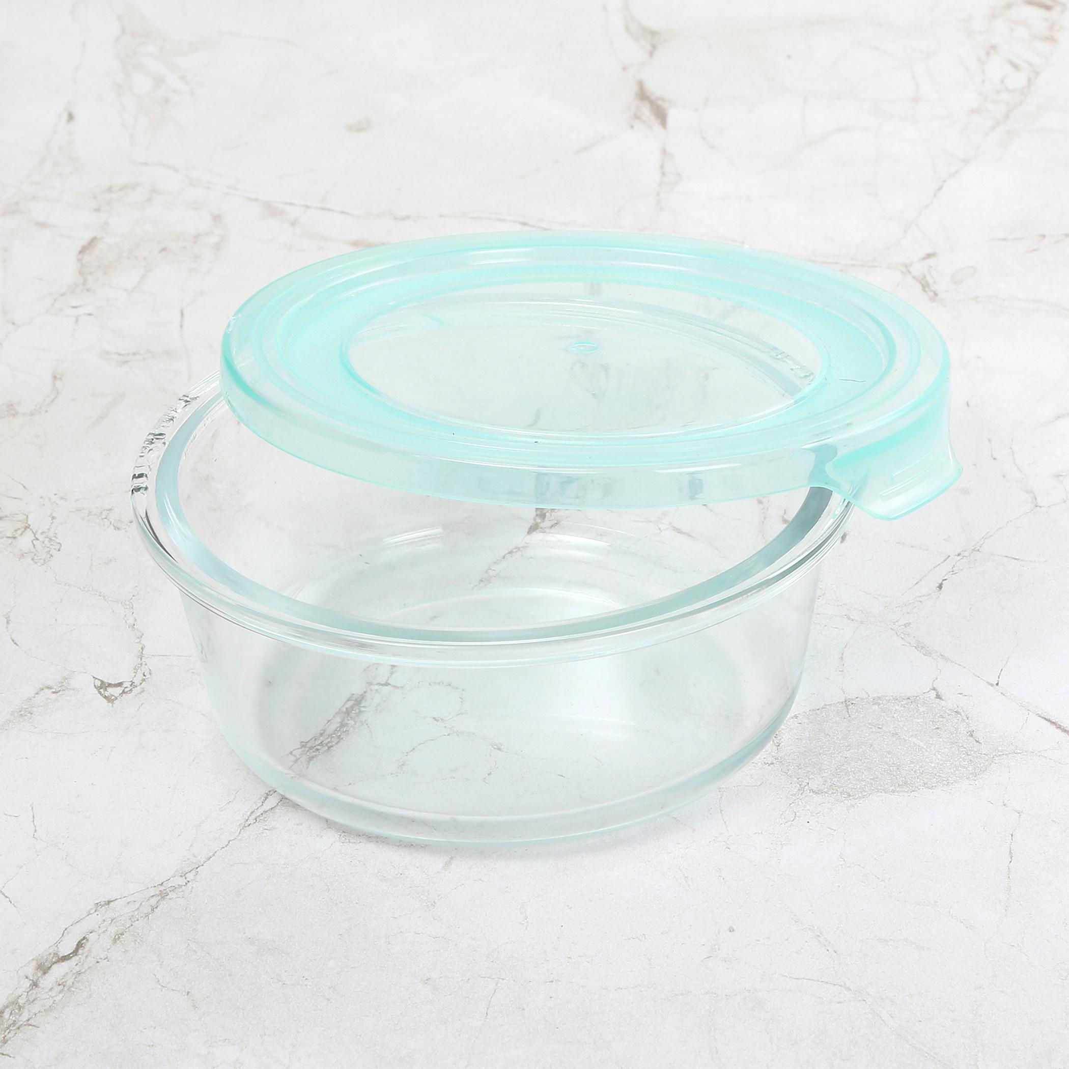 Corsica Palestine Set of 3 Glass Food Storage Containers in Transparent