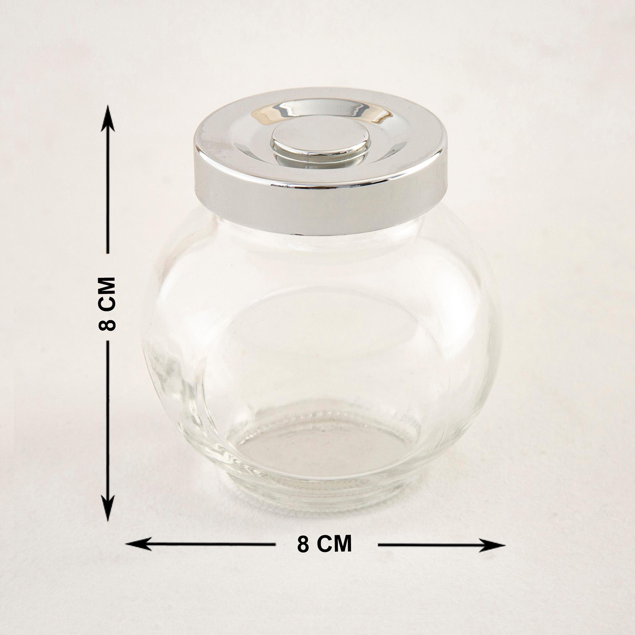 Corsica Essentials Set of 3 Glass Jars - 180ml in Transparent
