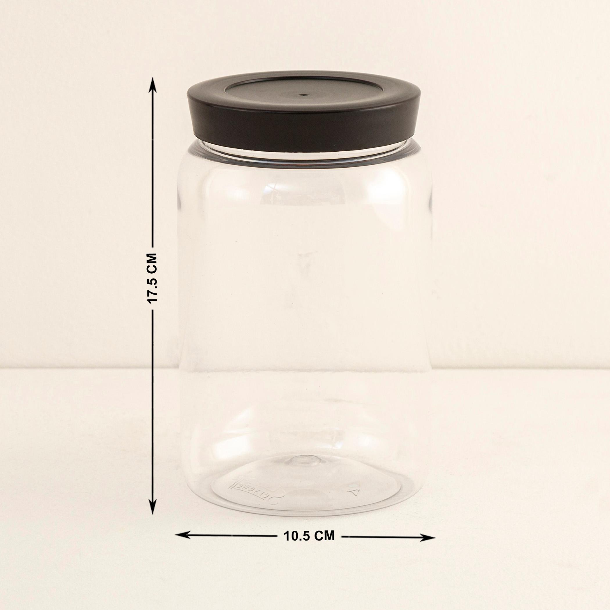 Barbados Set of 18 Pet Canisters in Black