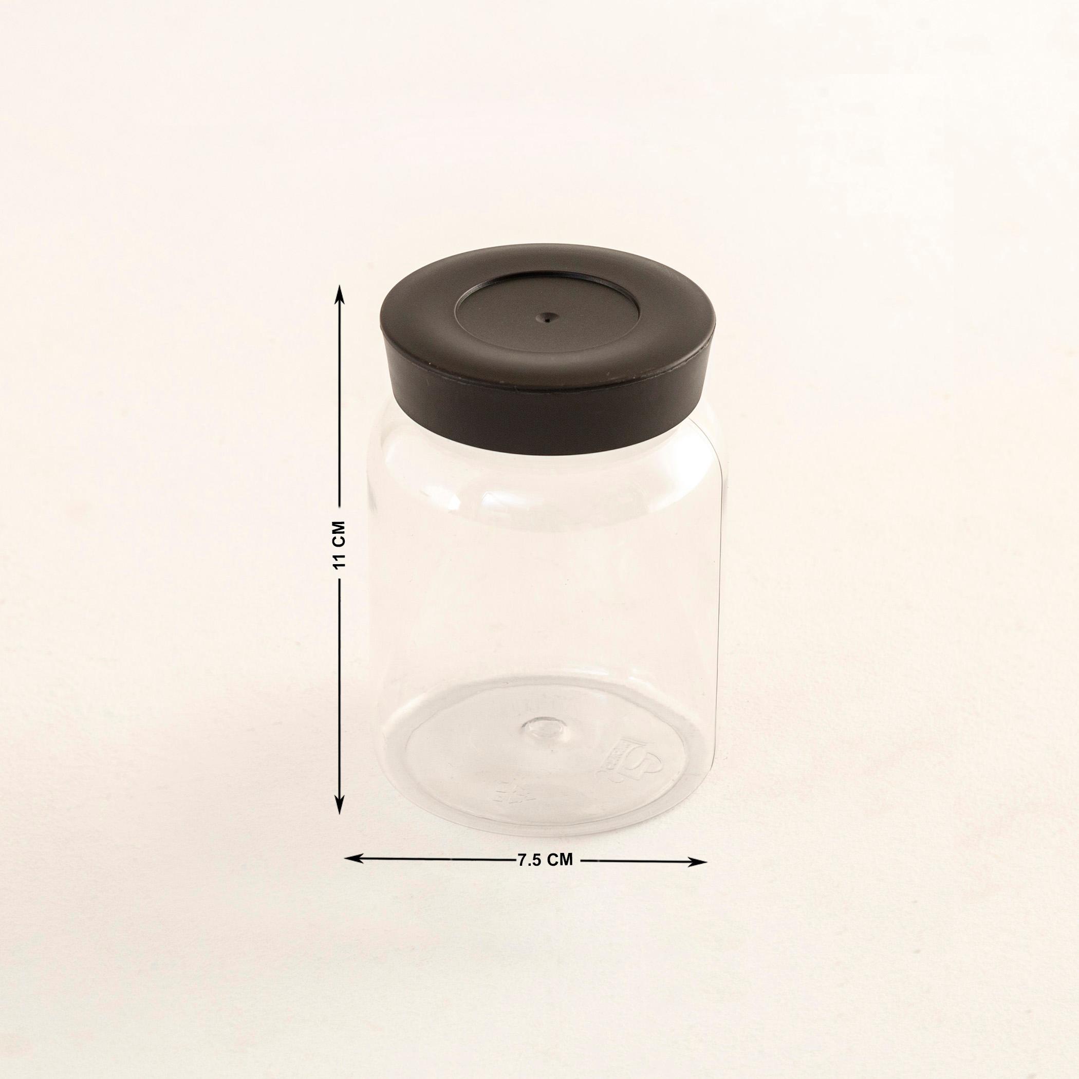 Barbados Set of 18 Pet Canisters in Black