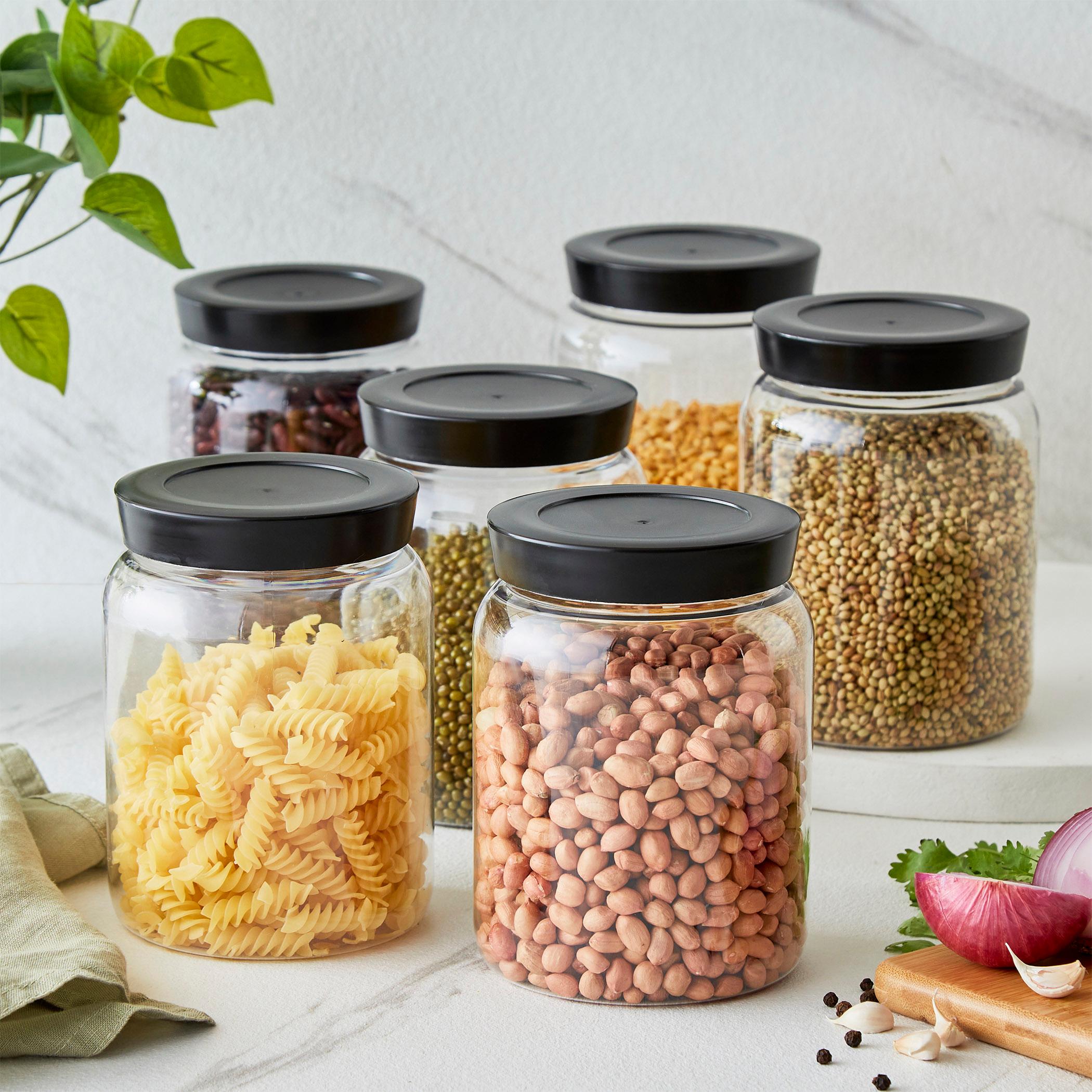 Corsica Essentials Set of 6 Containers - 1.1L in Transparent