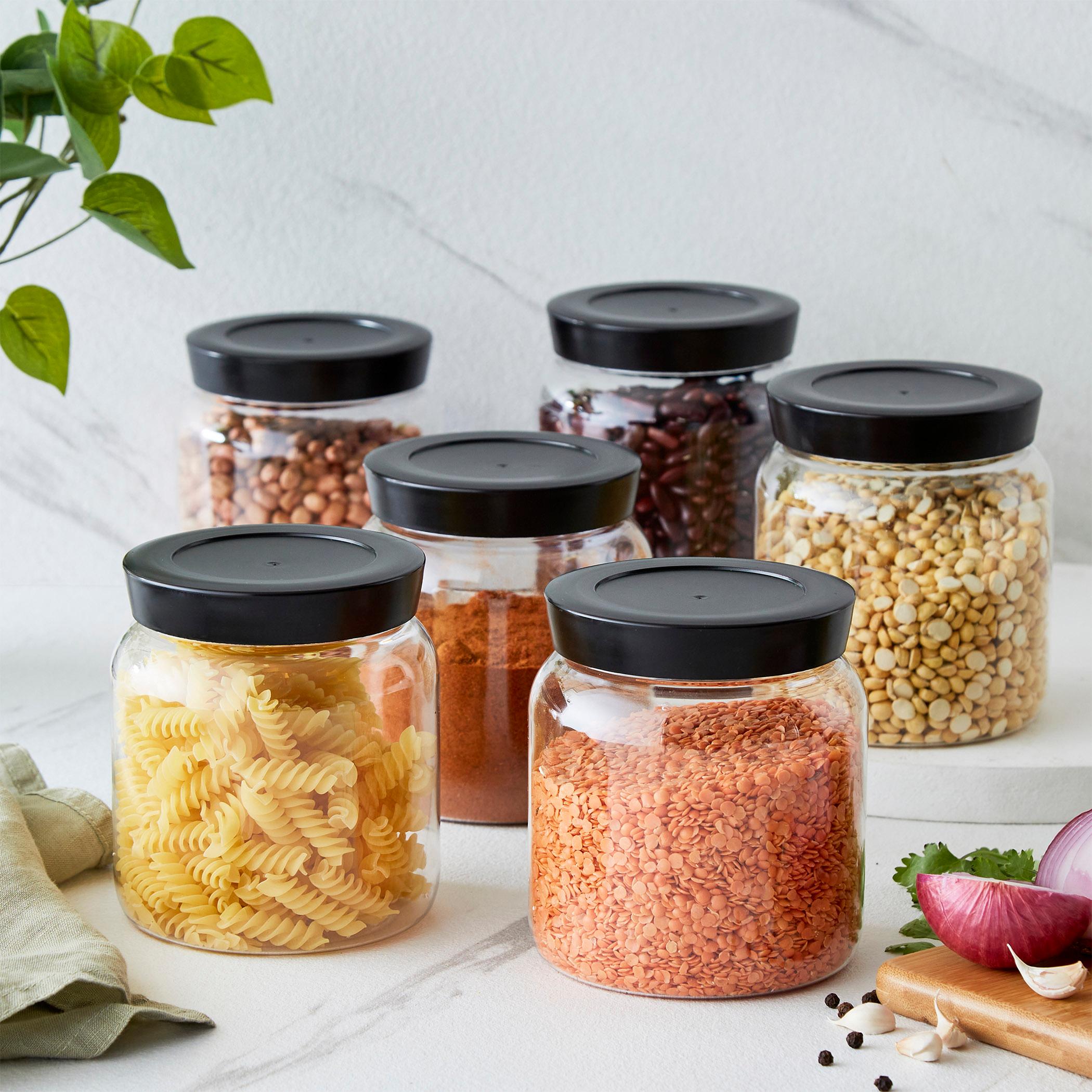 Corsica Essentials Set of 6 Containers - 900ml in Transparent