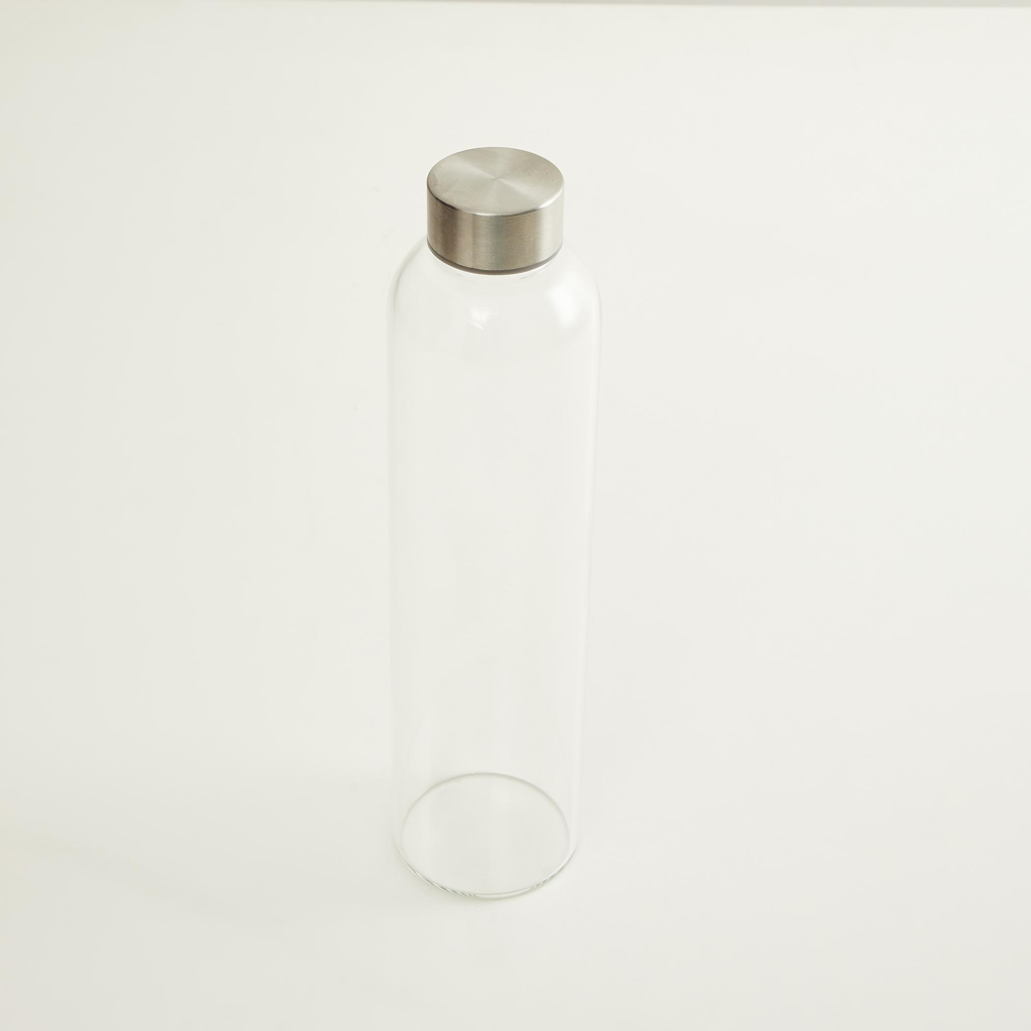 Victory Set of 2 Borosilicate Water Bottles - 800ml in Transparent