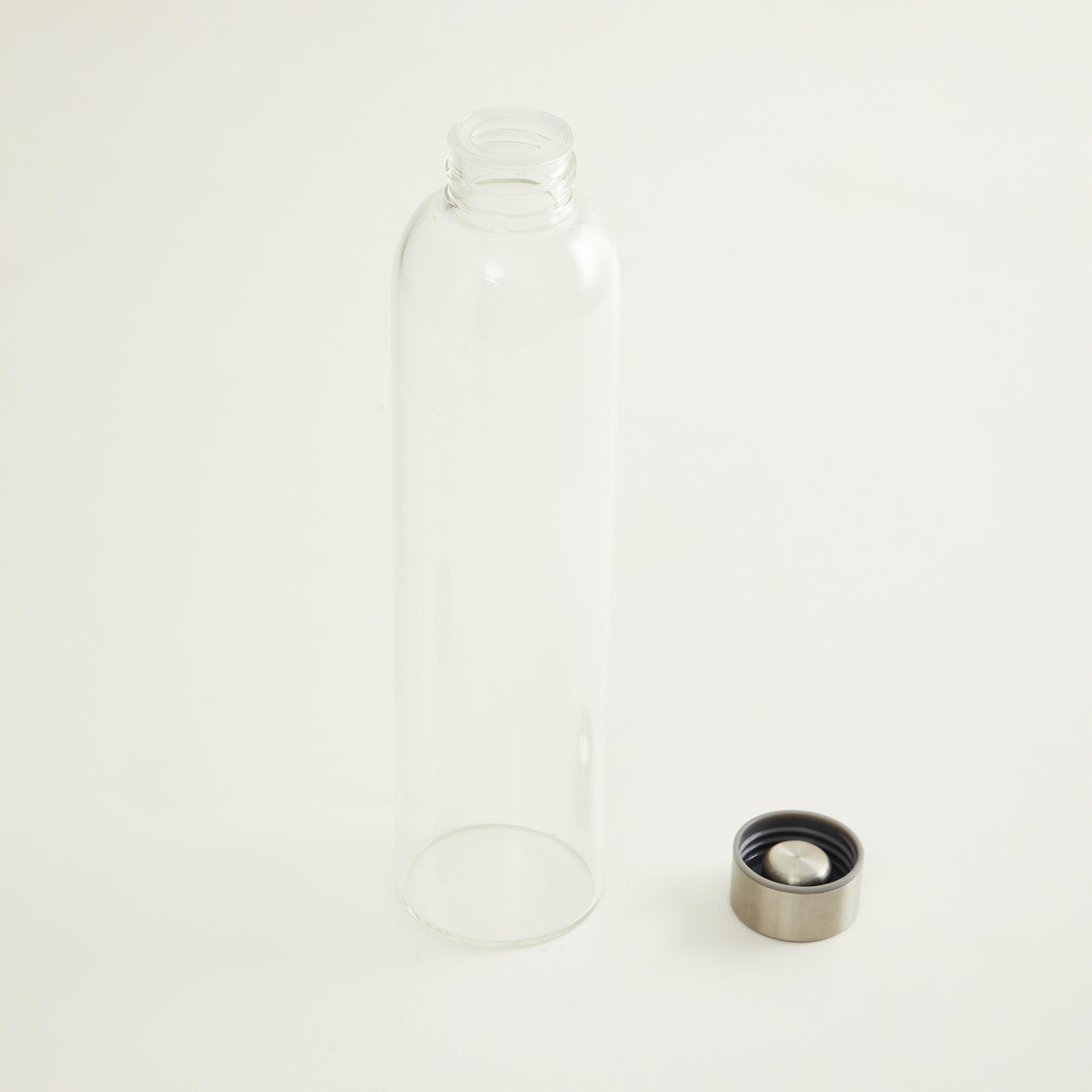 Victory Set of 2 Borosilicate Water Bottles - 800ml in Transparent