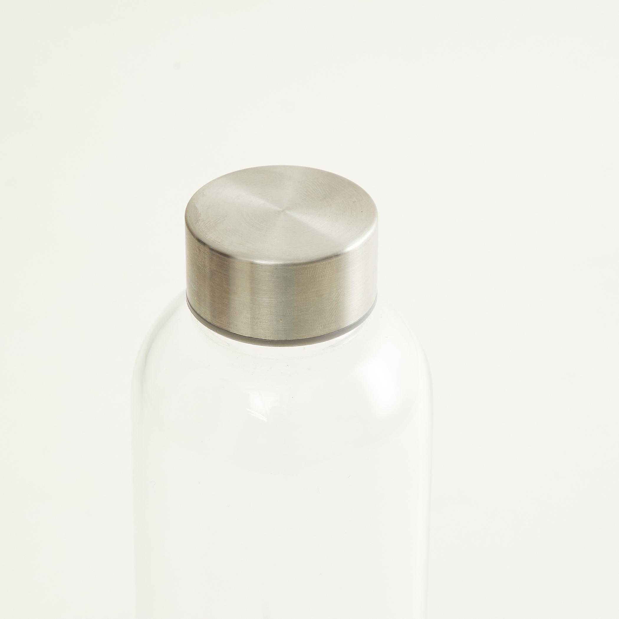 Victory Set of 2 Borosilicate Water Bottles - 800ml in Transparent