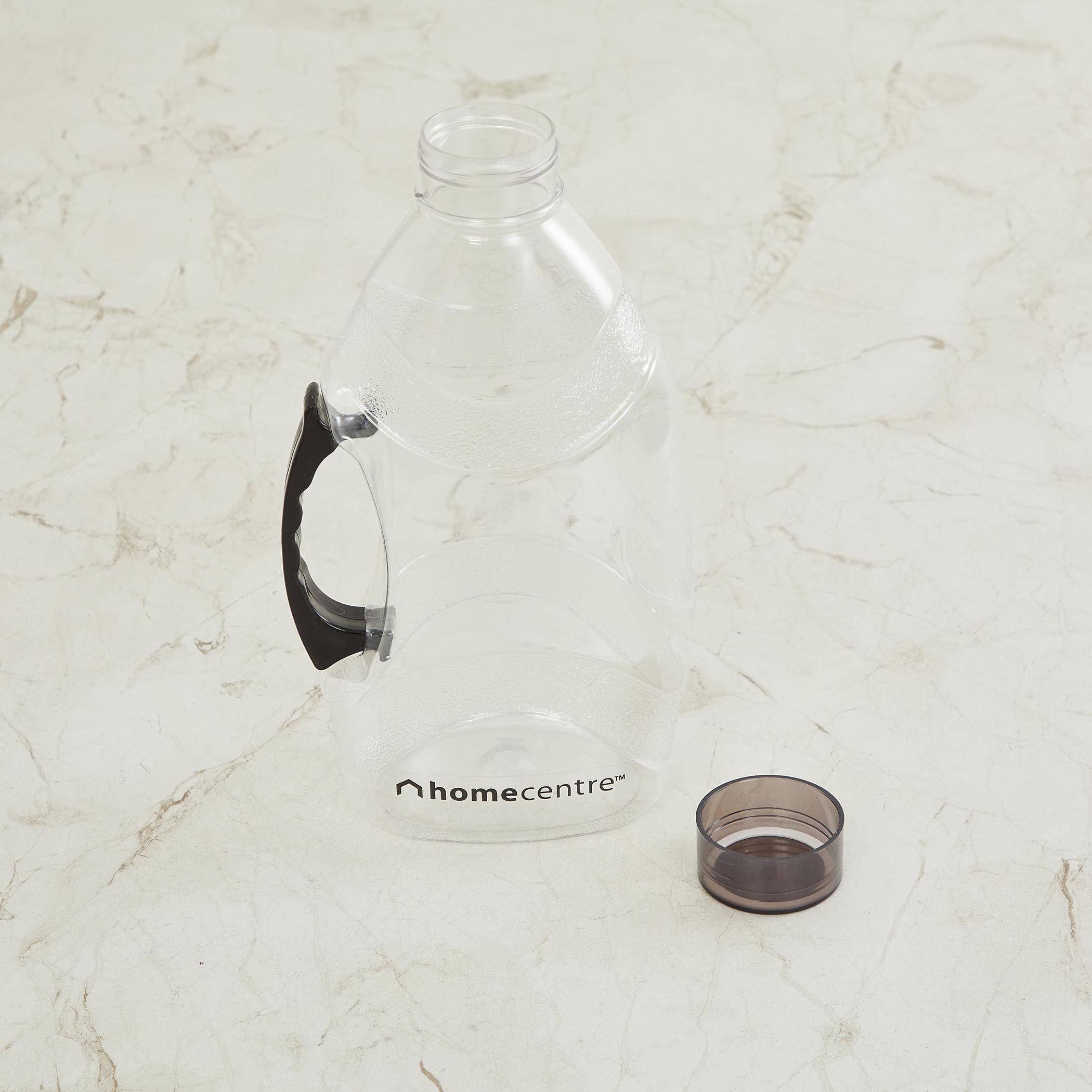 Corsica Set of 2 Polypropylene Water Bottles - 1.3L in Black