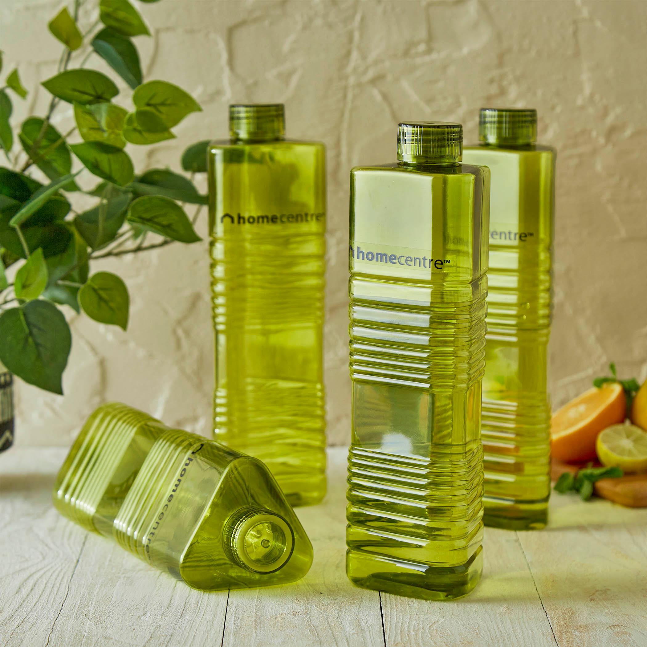 Corsica Set of 4 Fridge Bottles - 1L in Green