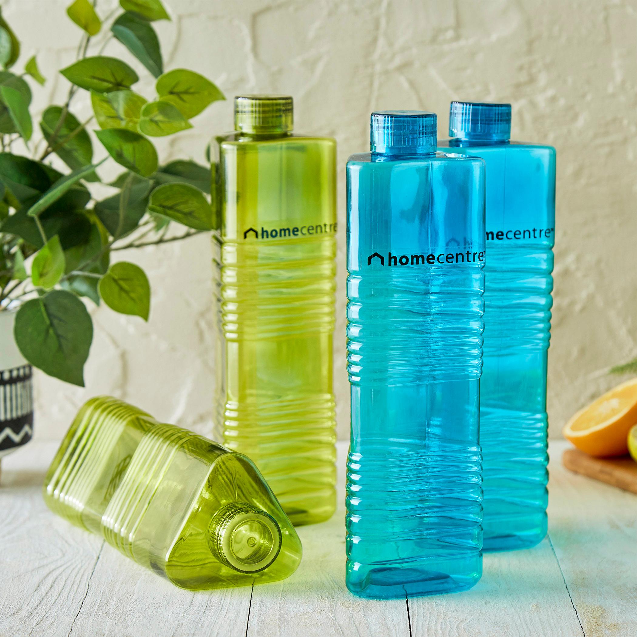 Corsica Set of 4 Fridge Bottles - 1L in Green