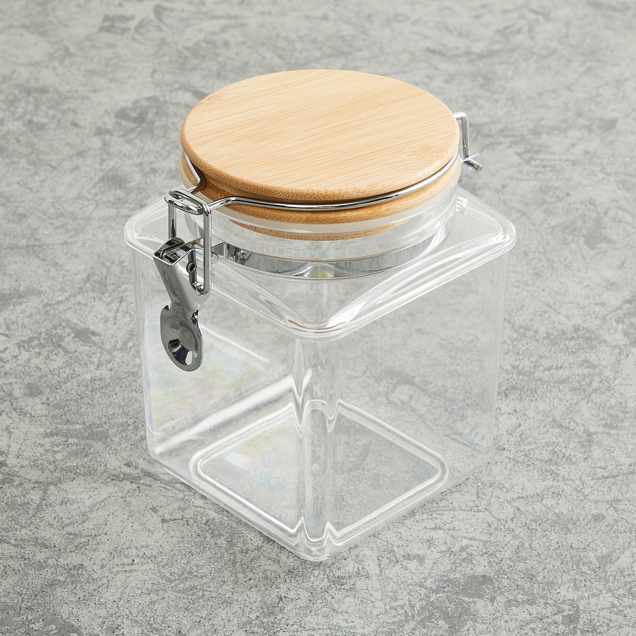 Palestine Acrylic Square Canister - 1.2L in Transparent
