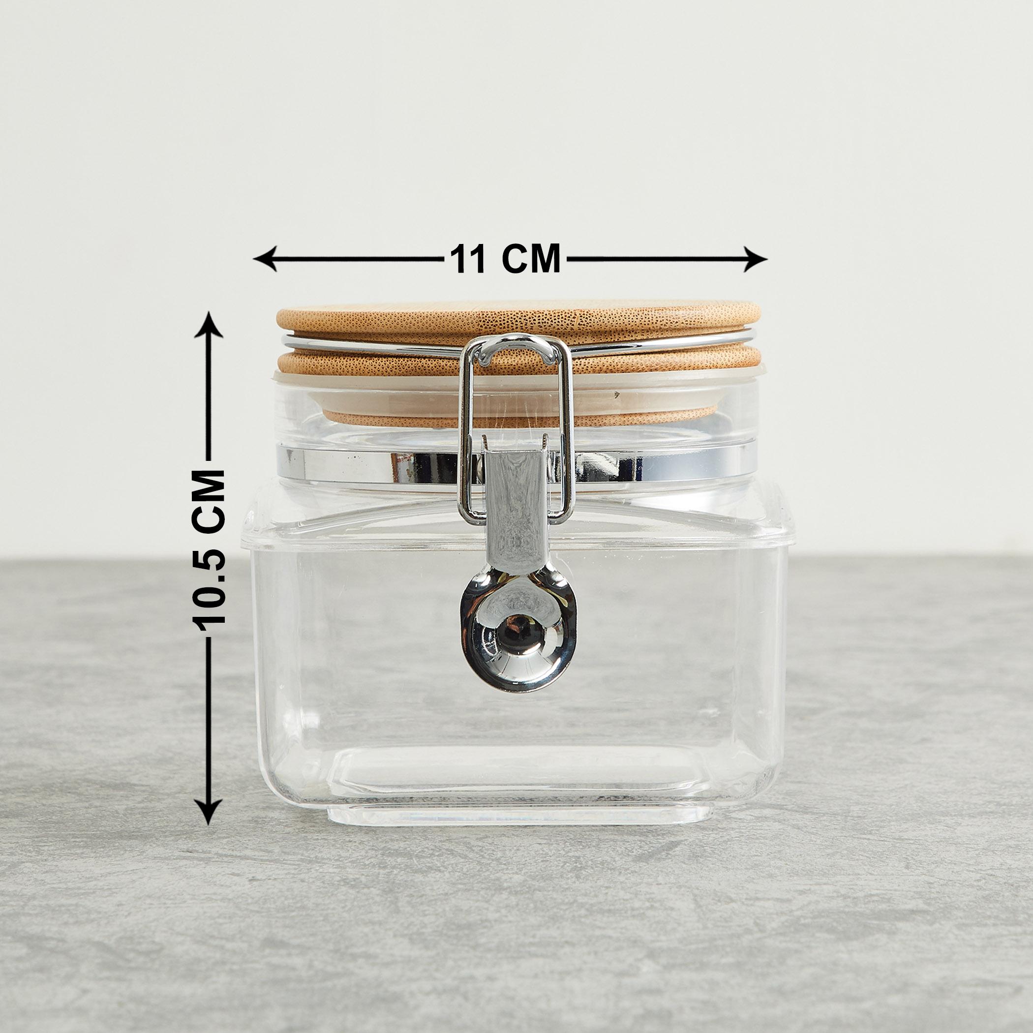 Palestine Acrylic Square Canister - 700ml in Transparent