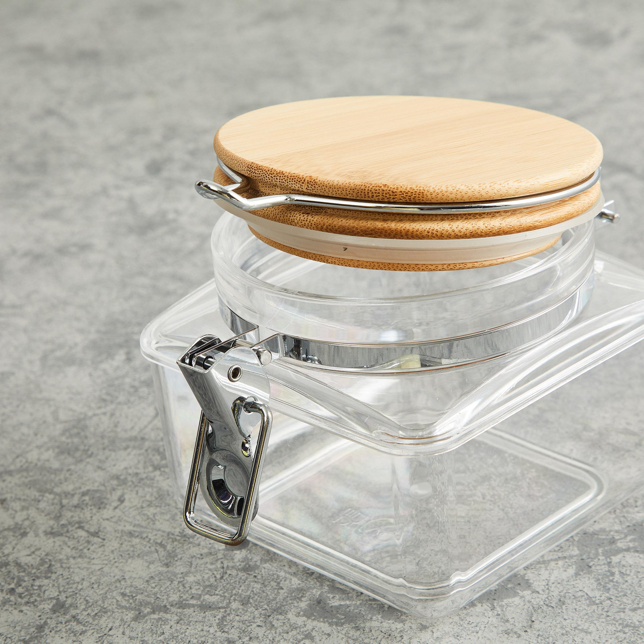 Palestine Acrylic Square Canister - 700ml in Transparent
