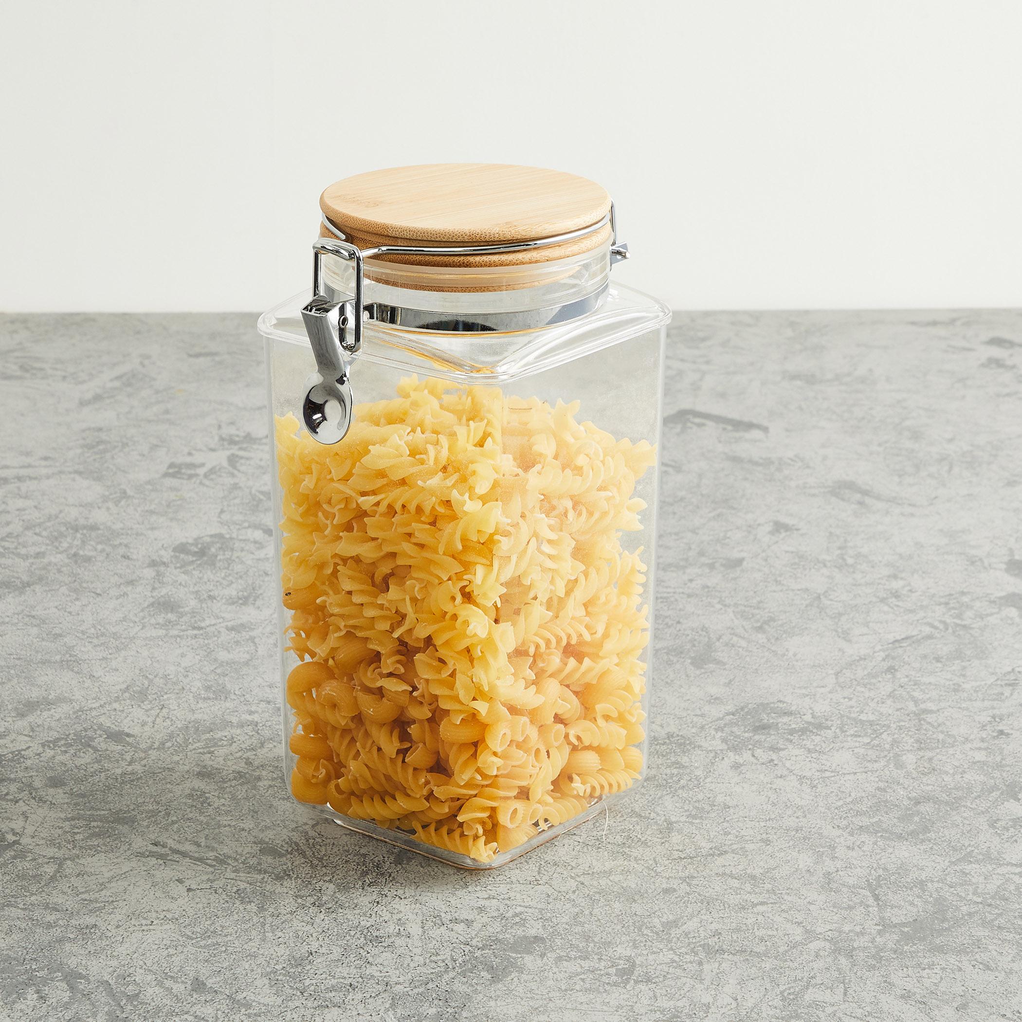 Palestine Acrylic Square Canister - 1.9L in Transparent