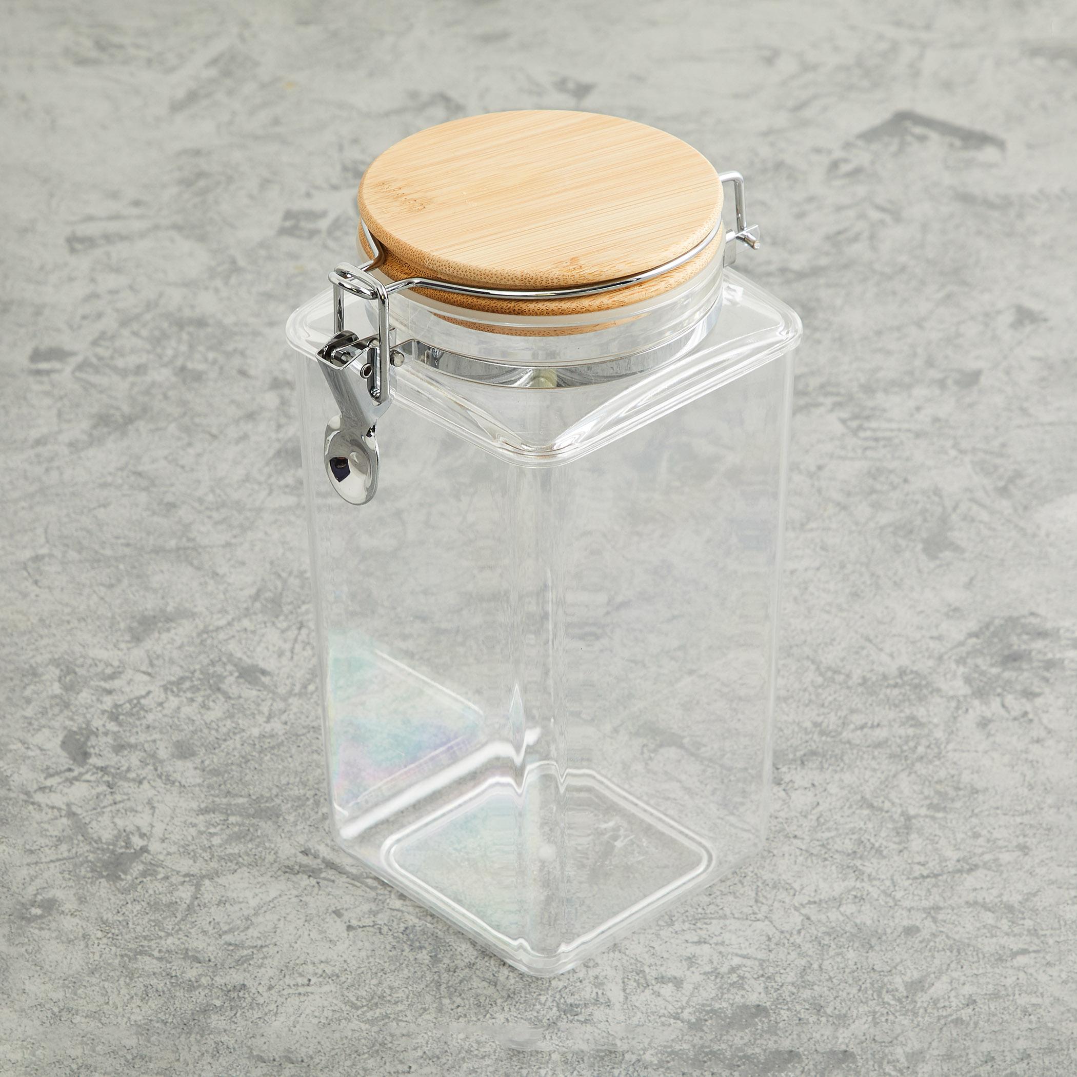 Palestine Acrylic Square Canister - 1.9L in Transparent