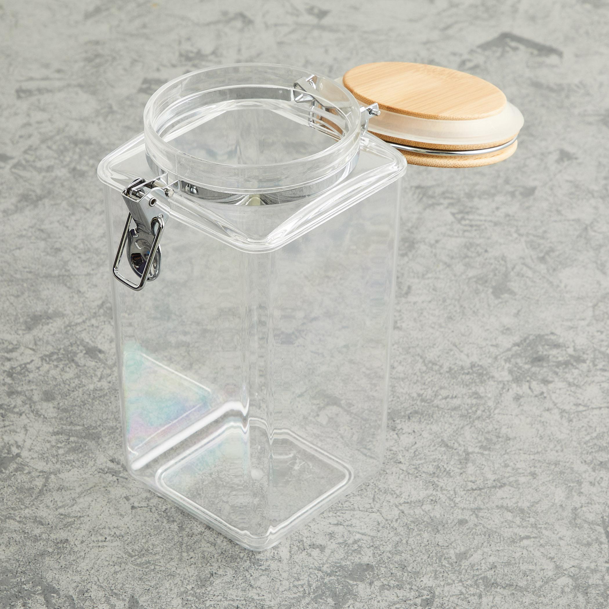 Palestine Acrylic Square Canister - 1.9L in Transparent