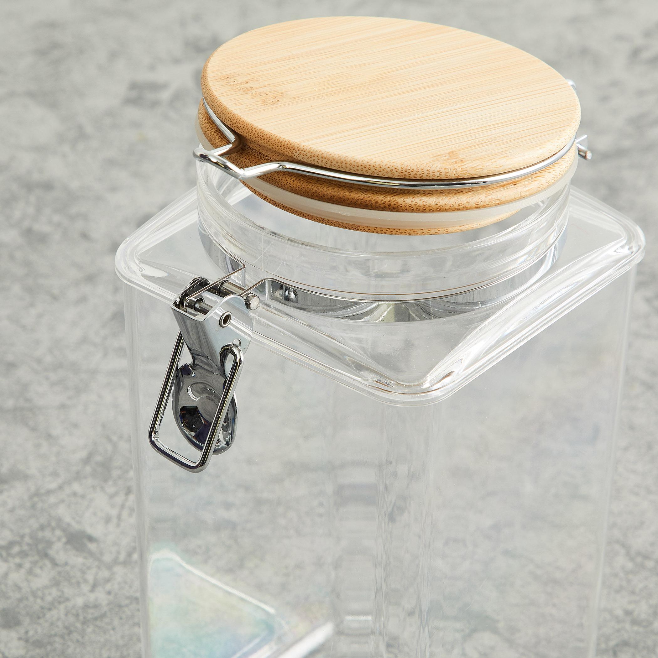 Palestine Acrylic Square Canister - 1.9L in Transparent