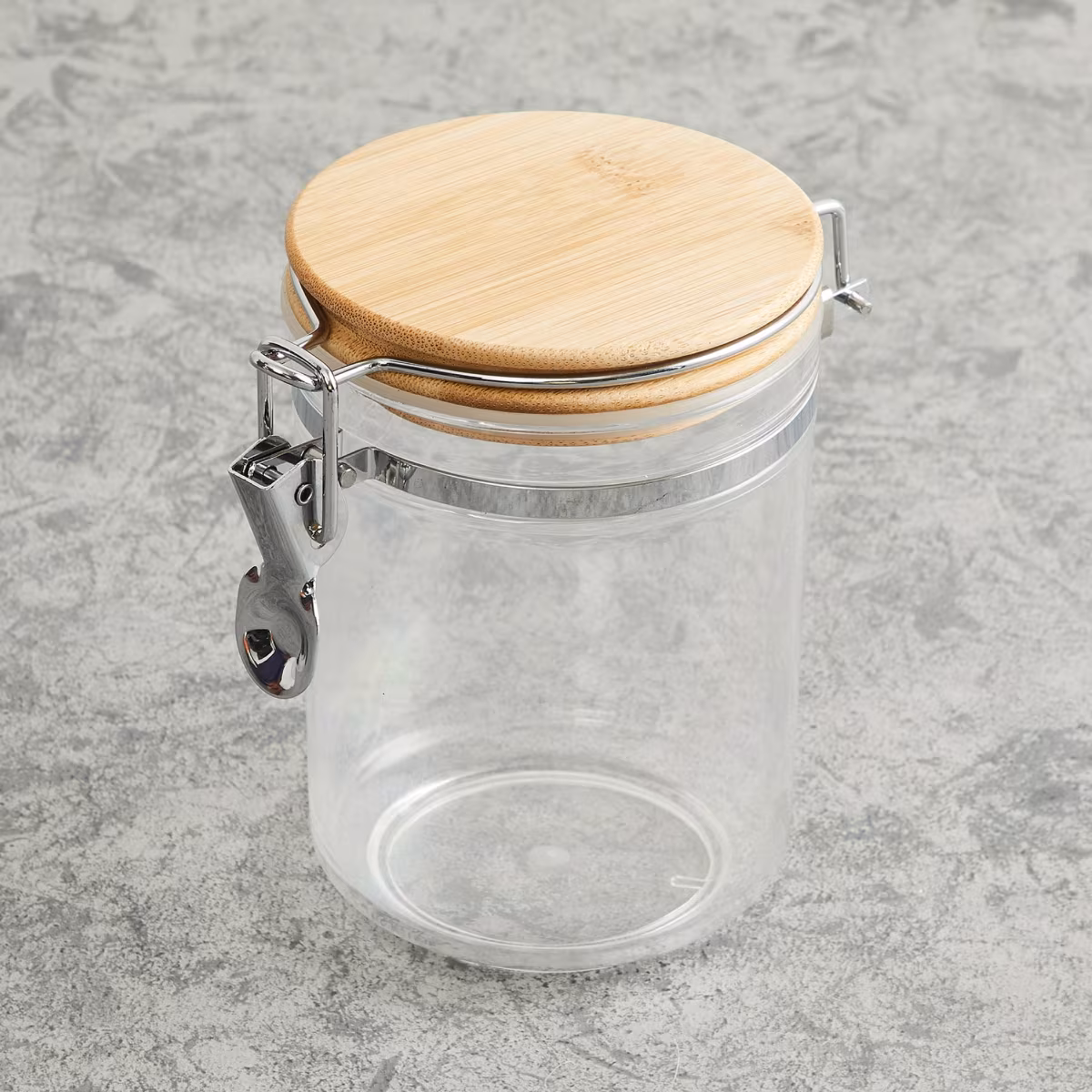 Palestine Acrylic Round Canister - 800ml in Transparent