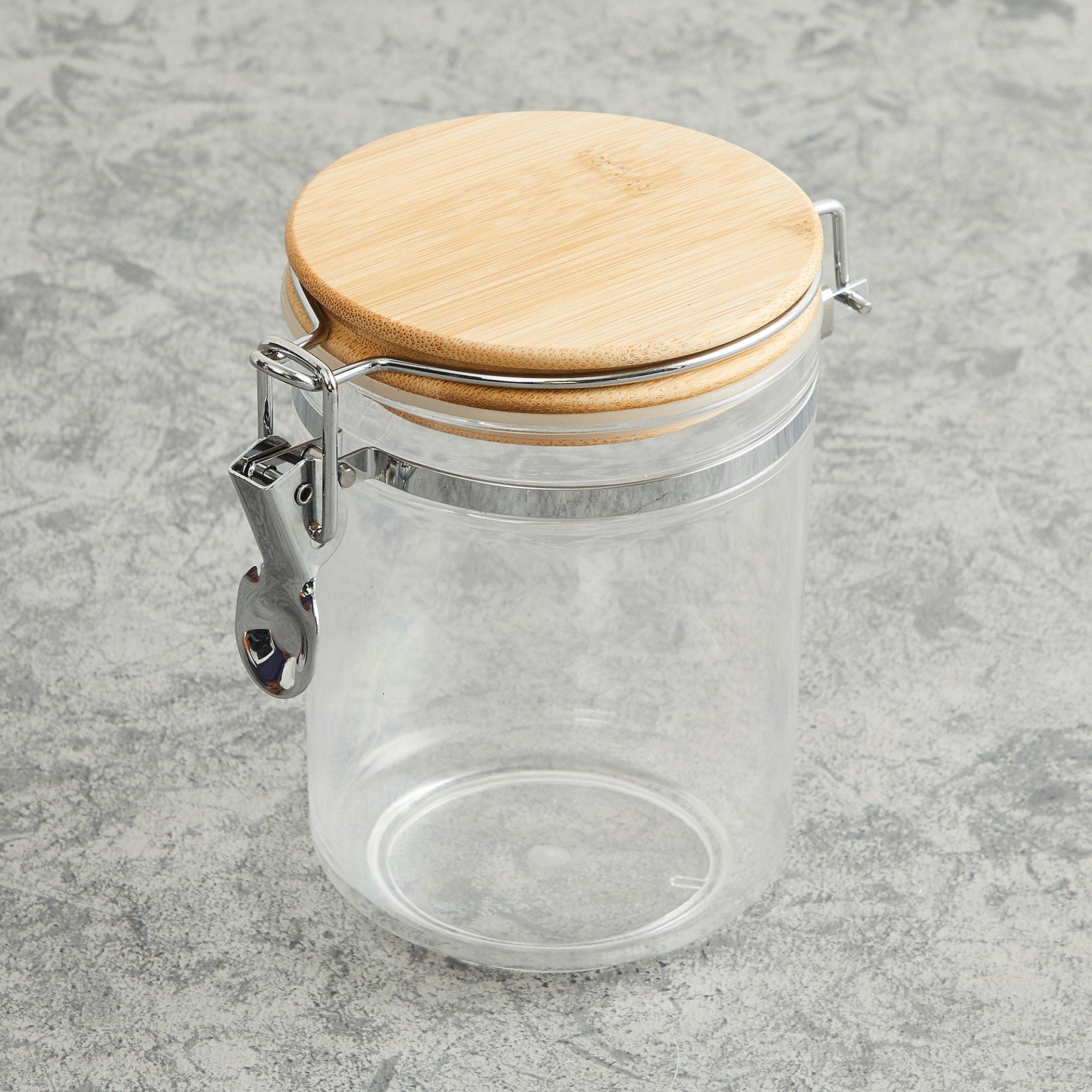 Palestine Acrylic Round Canister - 800ml in Transparent