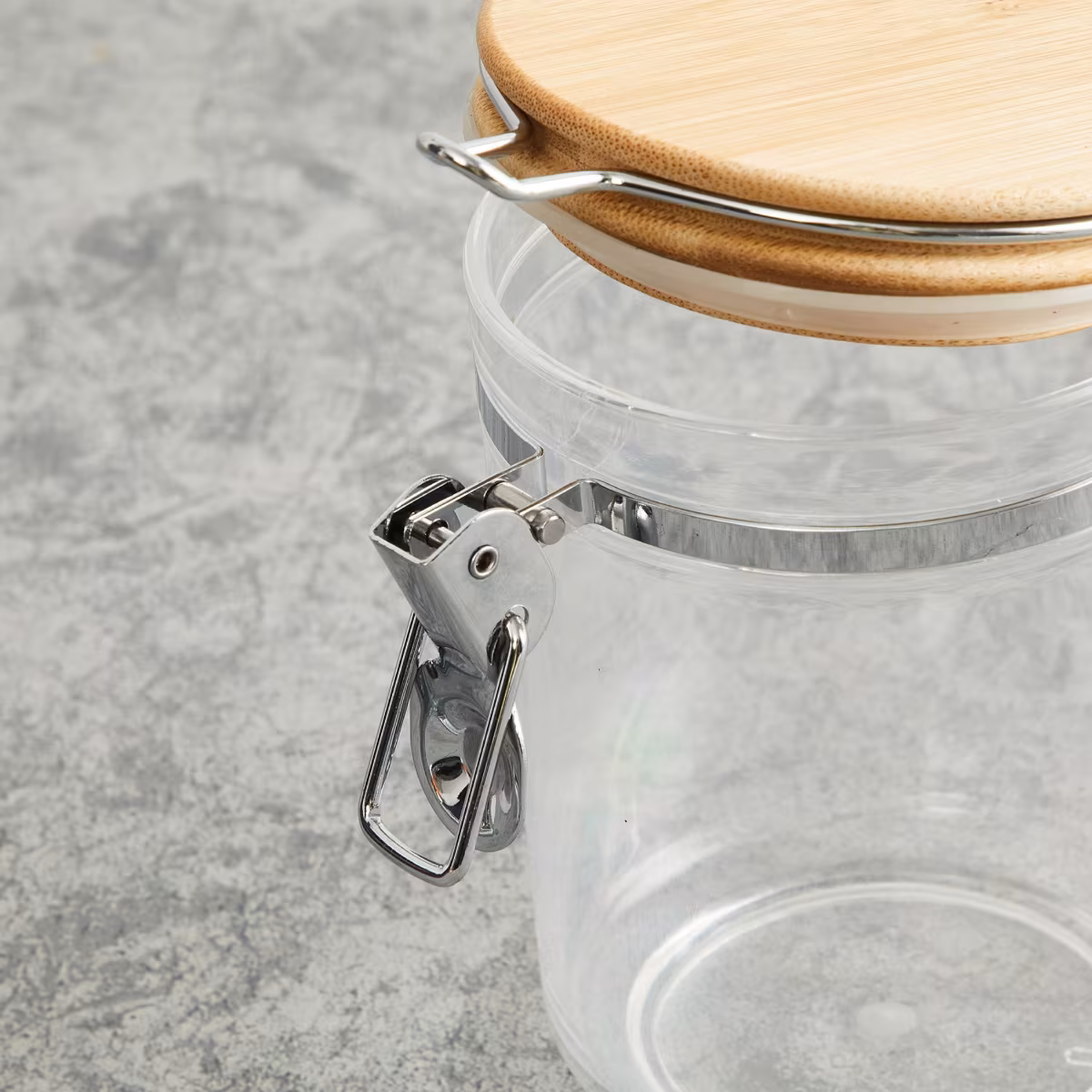Palestine Acrylic Round Canister - 800ml in Transparent
