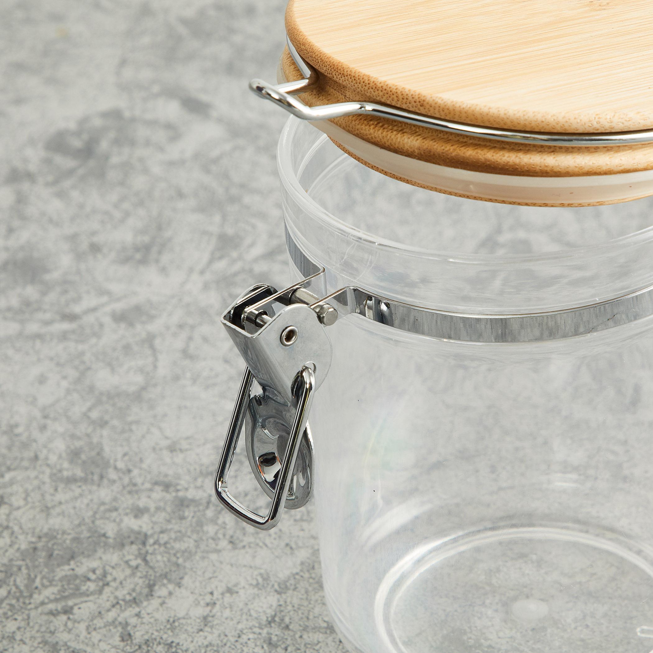 Palestine Acrylic Round Canister - 800ml in Transparent