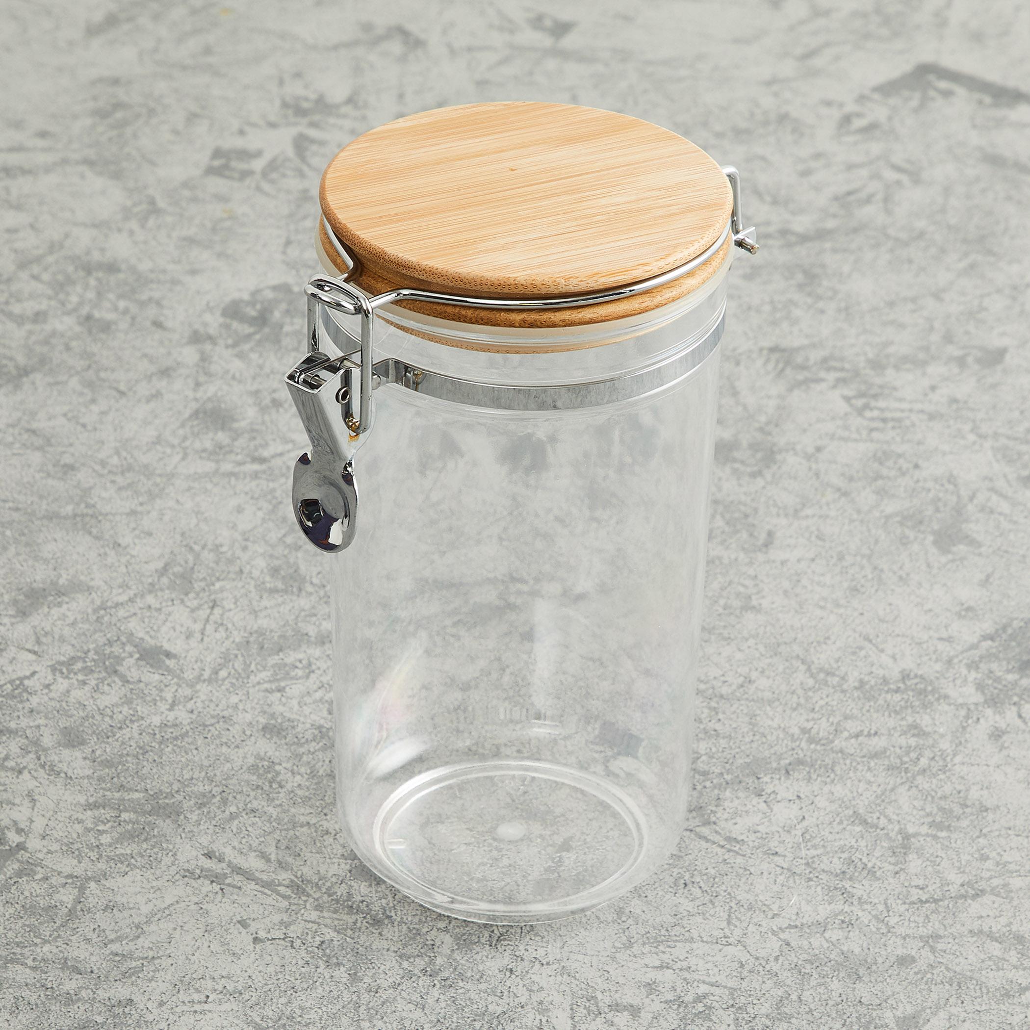 Palestine Acrylic Round Canister - 1.1L in Transparent