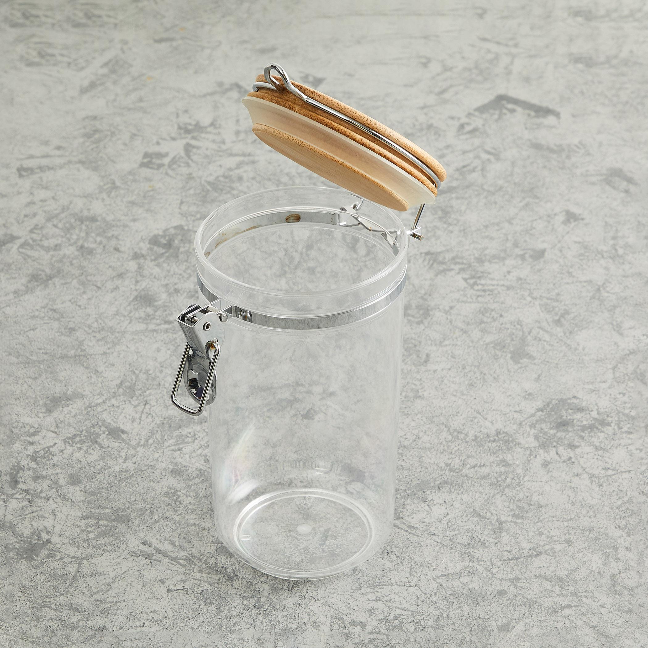 Palestine Acrylic Round Canister - 1.1L in Transparent