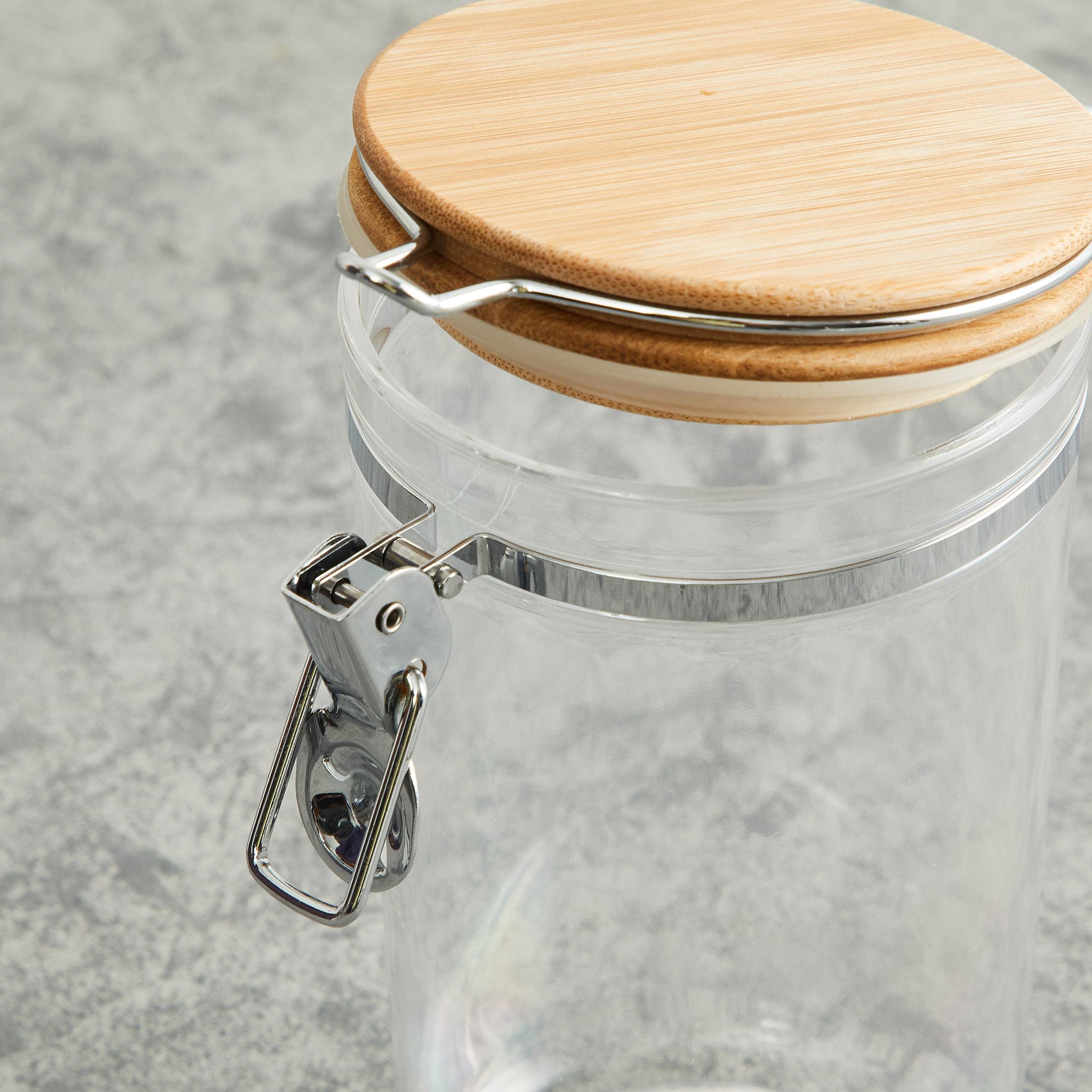 Palestine Acrylic Round Canister - 1.1L in Transparent